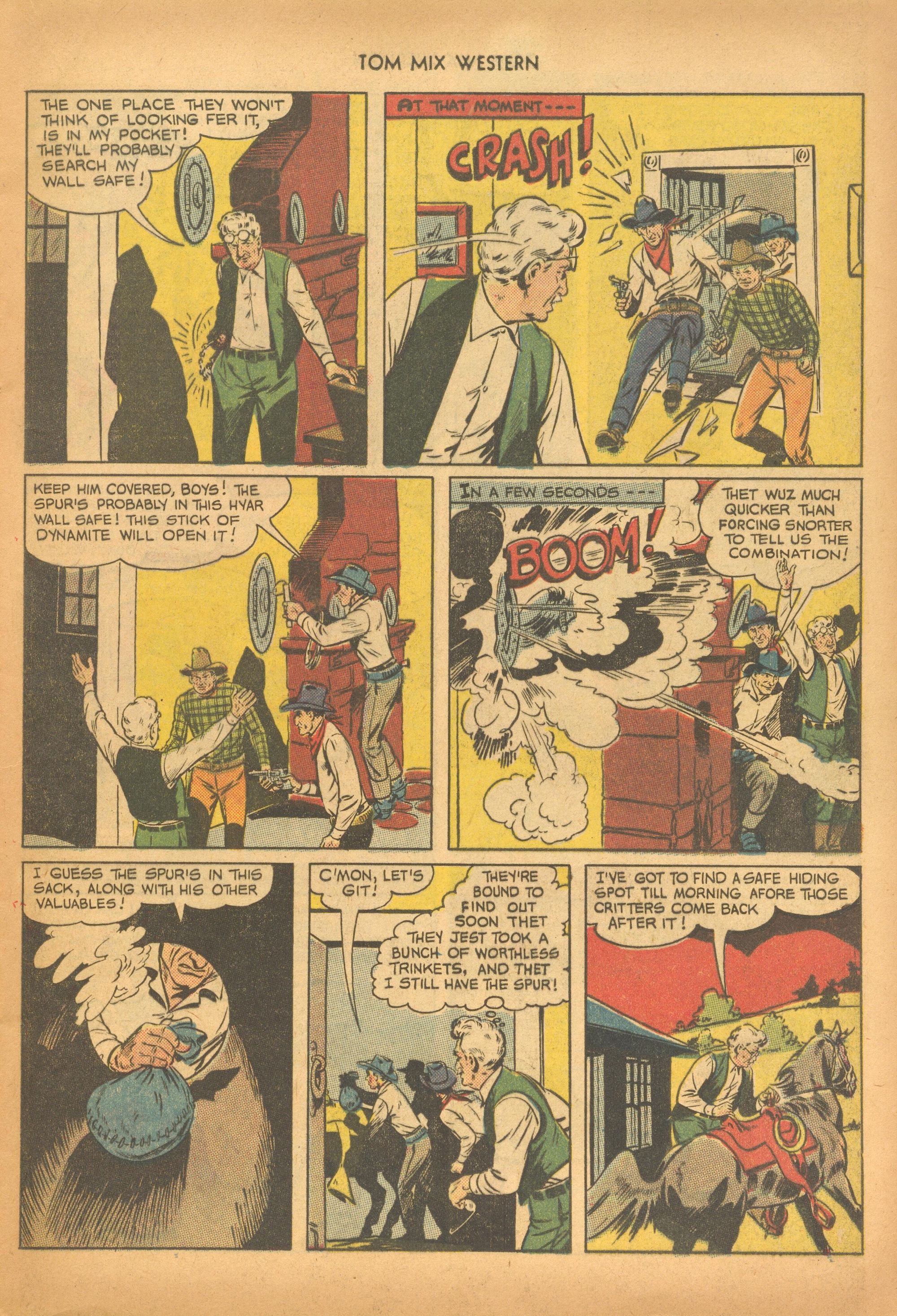 Read online Tom Mix Western (1948) comic -  Issue #28 - 17