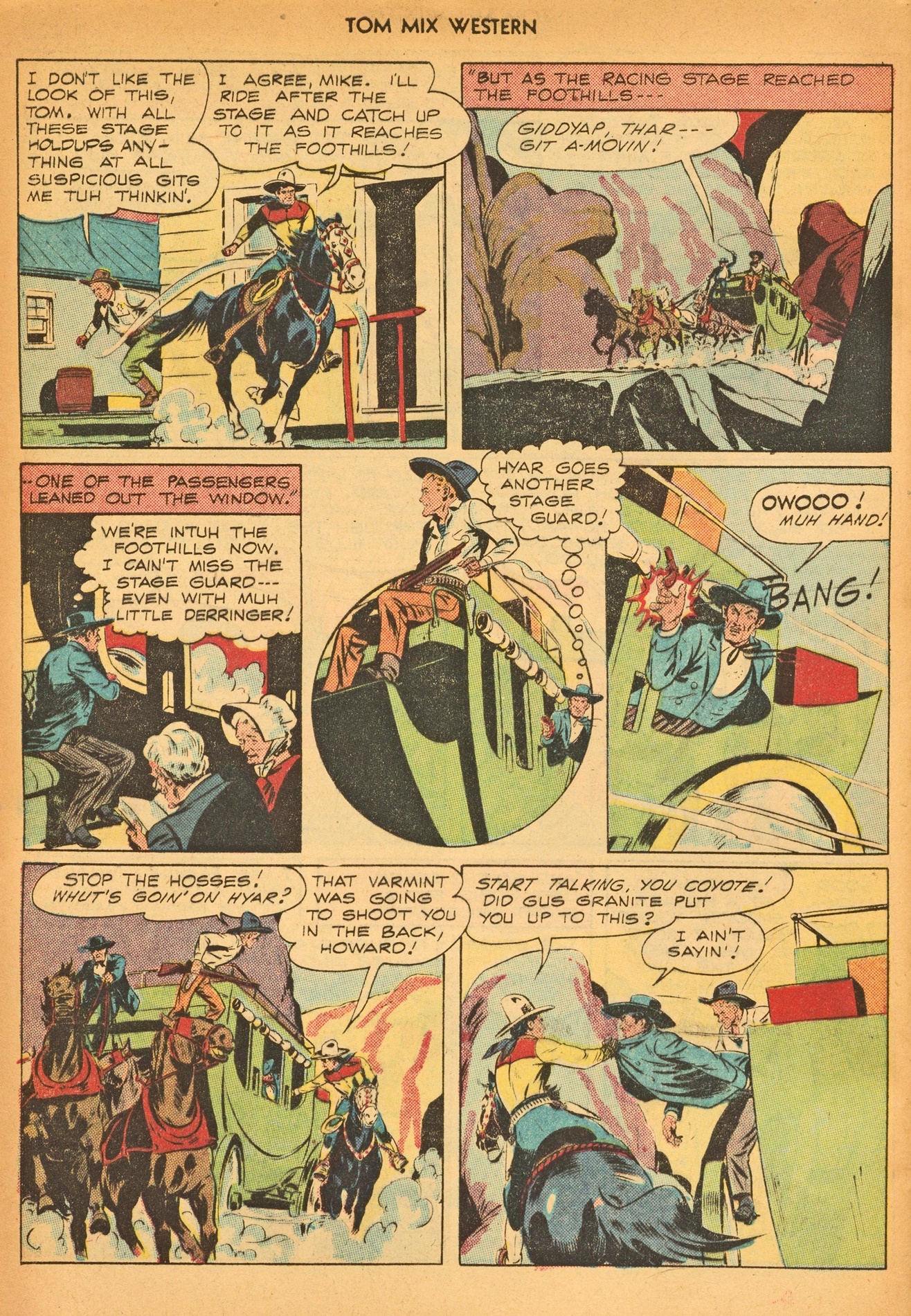 Read online Tom Mix Western (1948) comic -  Issue #8 - 44