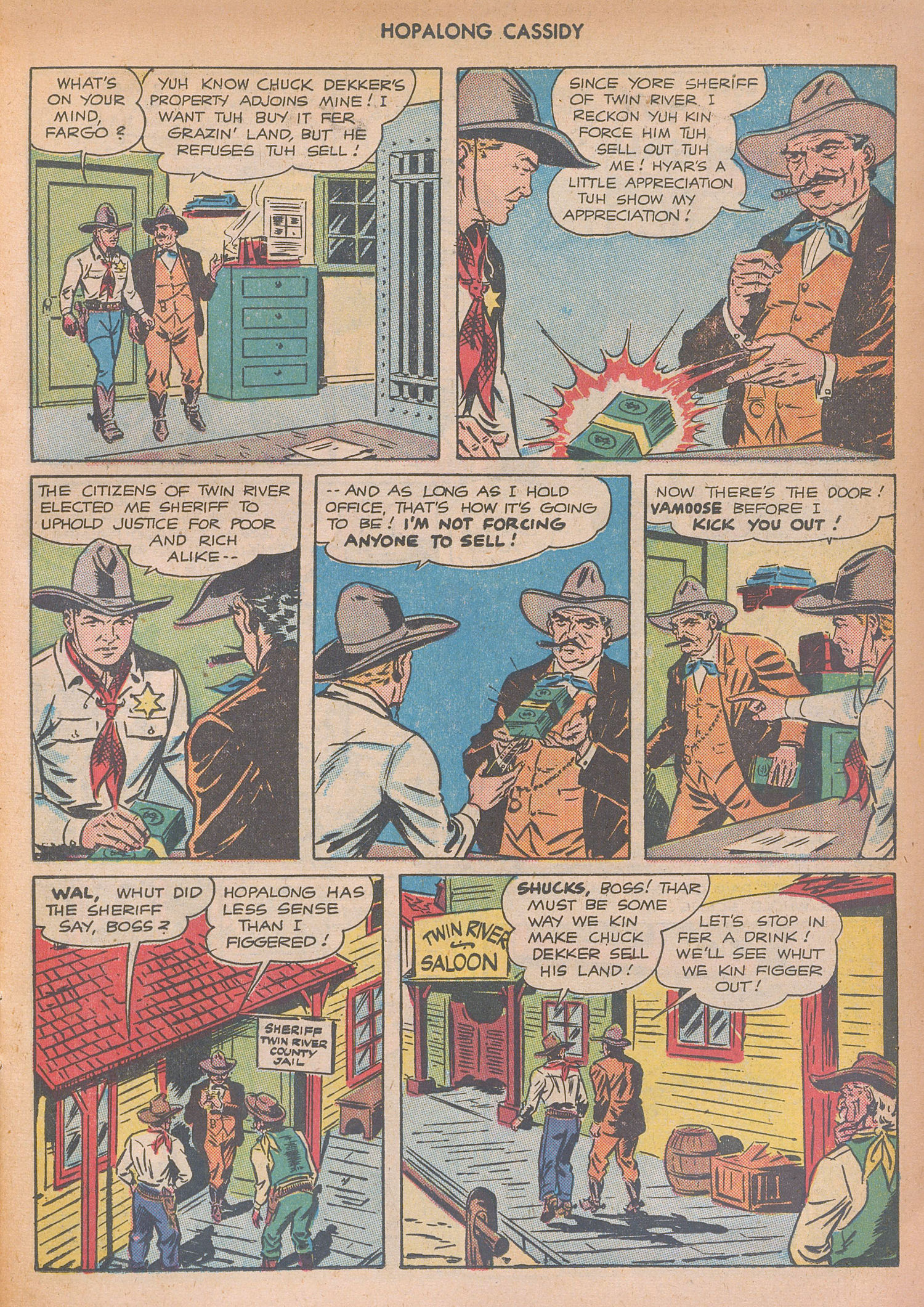 Read online Hopalong Cassidy comic -  Issue #9 - 17