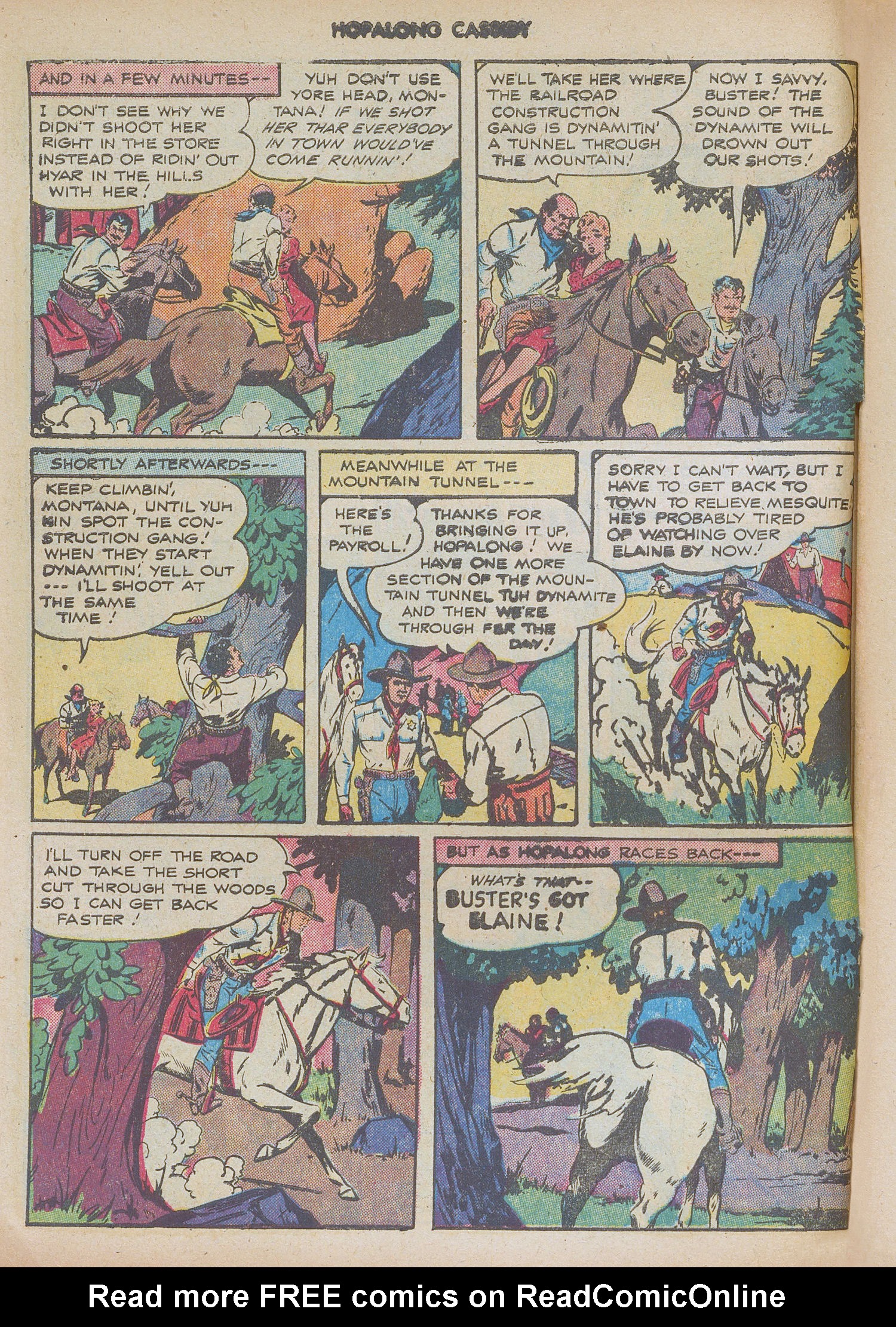 Read online Hopalong Cassidy comic -  Issue #8 - 8