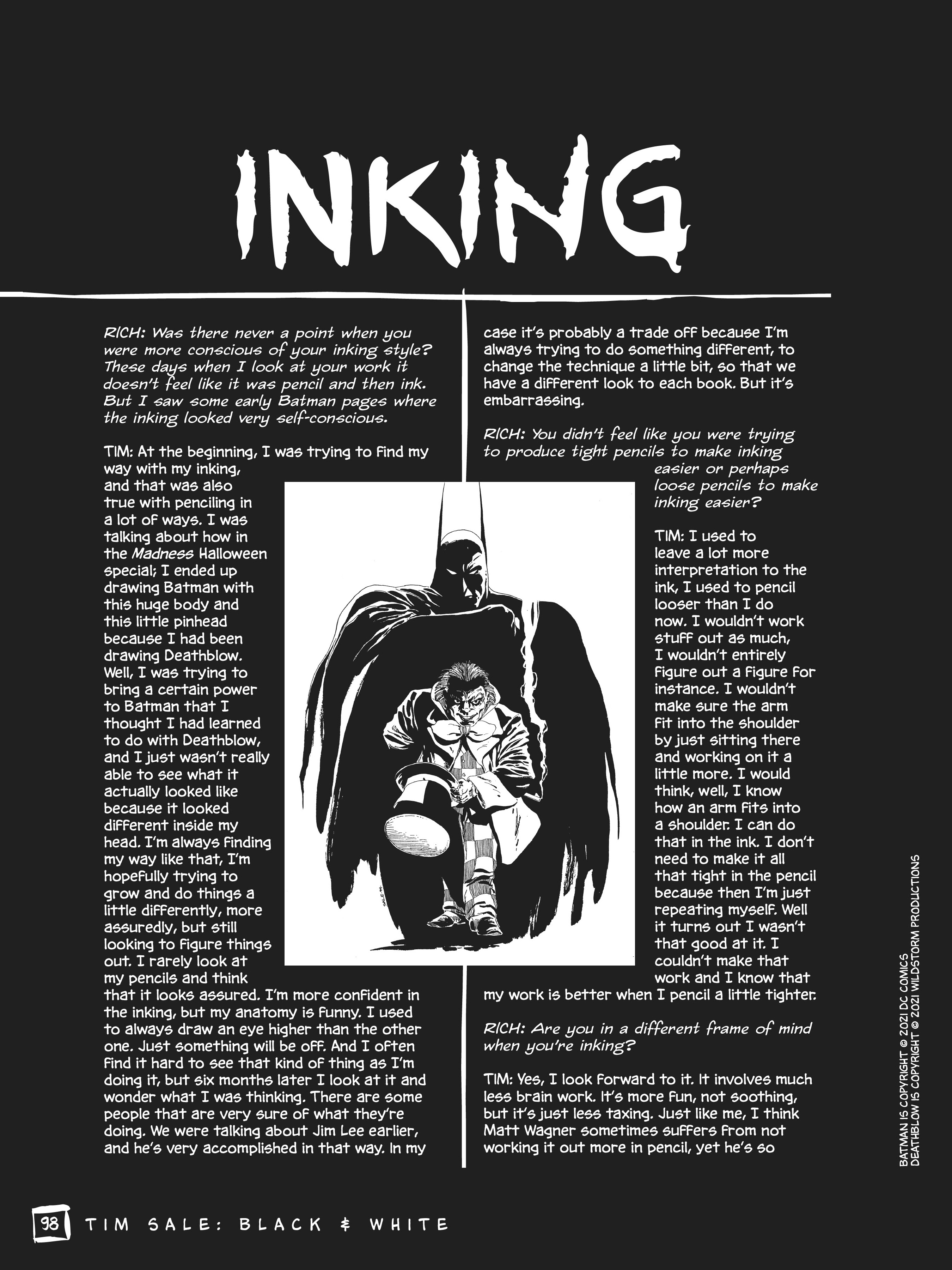 Read online Drawing Heroes in the Backyard: Tim Sale Black and White, Revised and Expanded comic -  Issue # TPB (Part 1) - 87