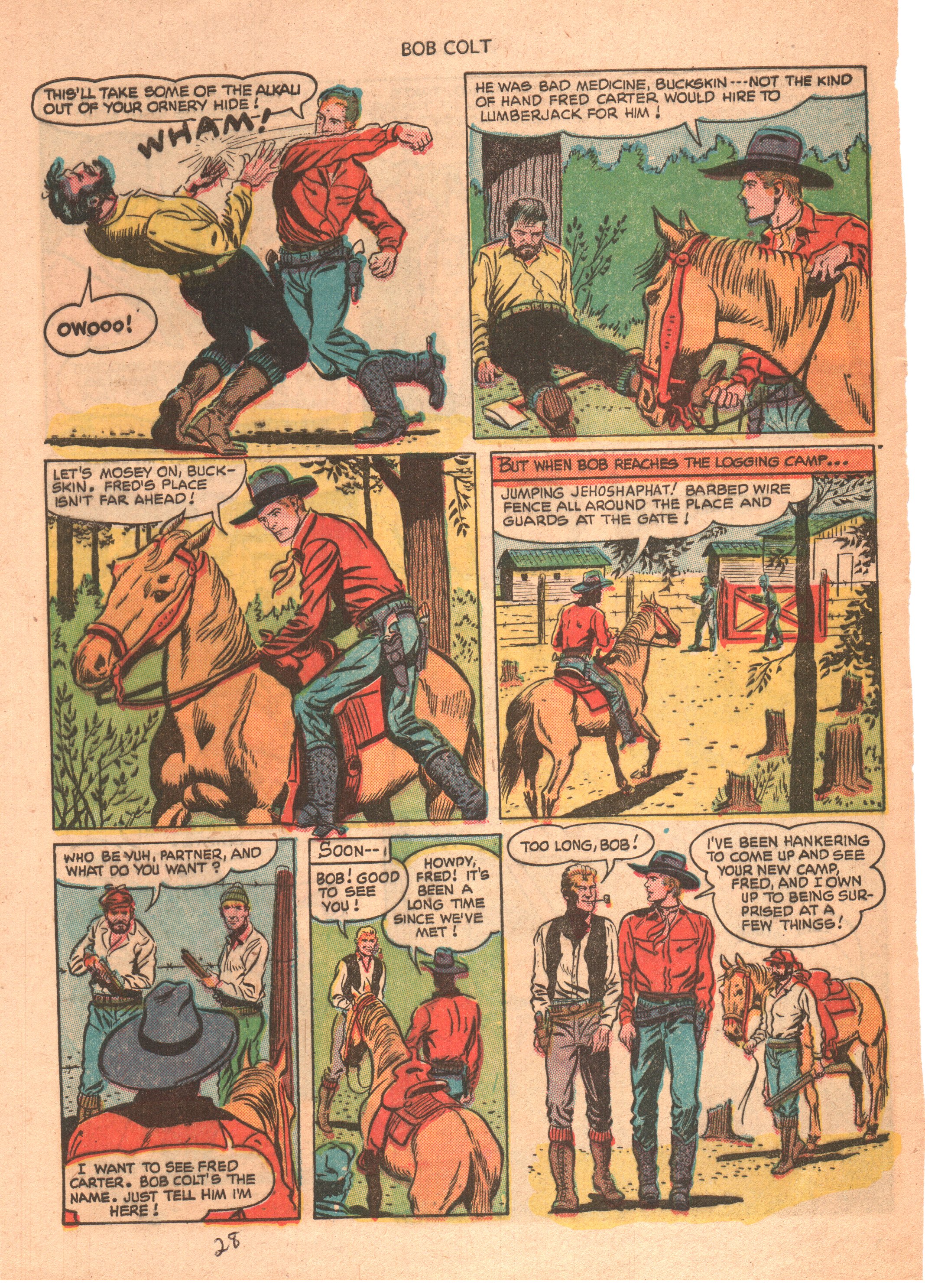 Read online Bob Colt Western comic -  Issue #4 - 28