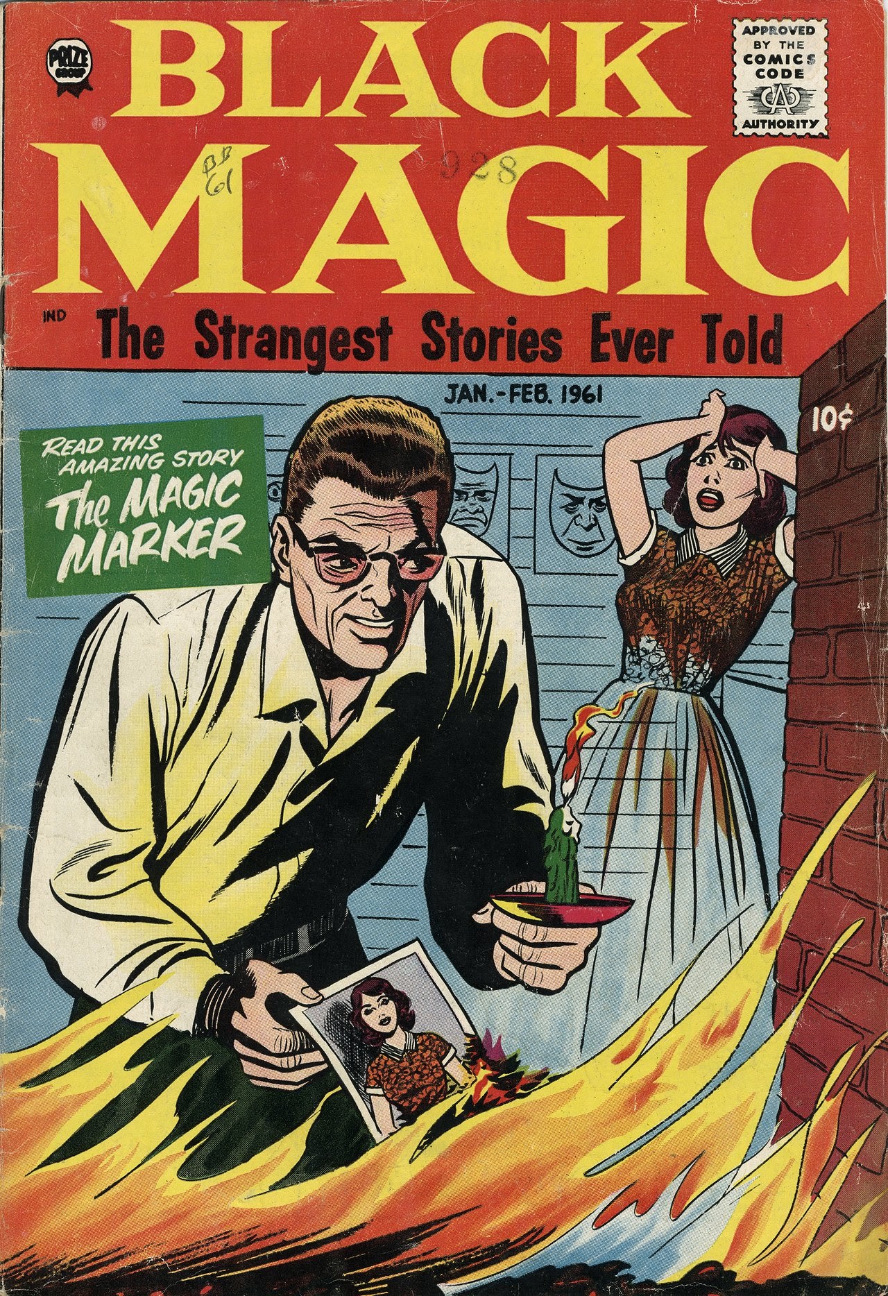 Read online Black Magic (1950) comic -  Issue #45 - 1