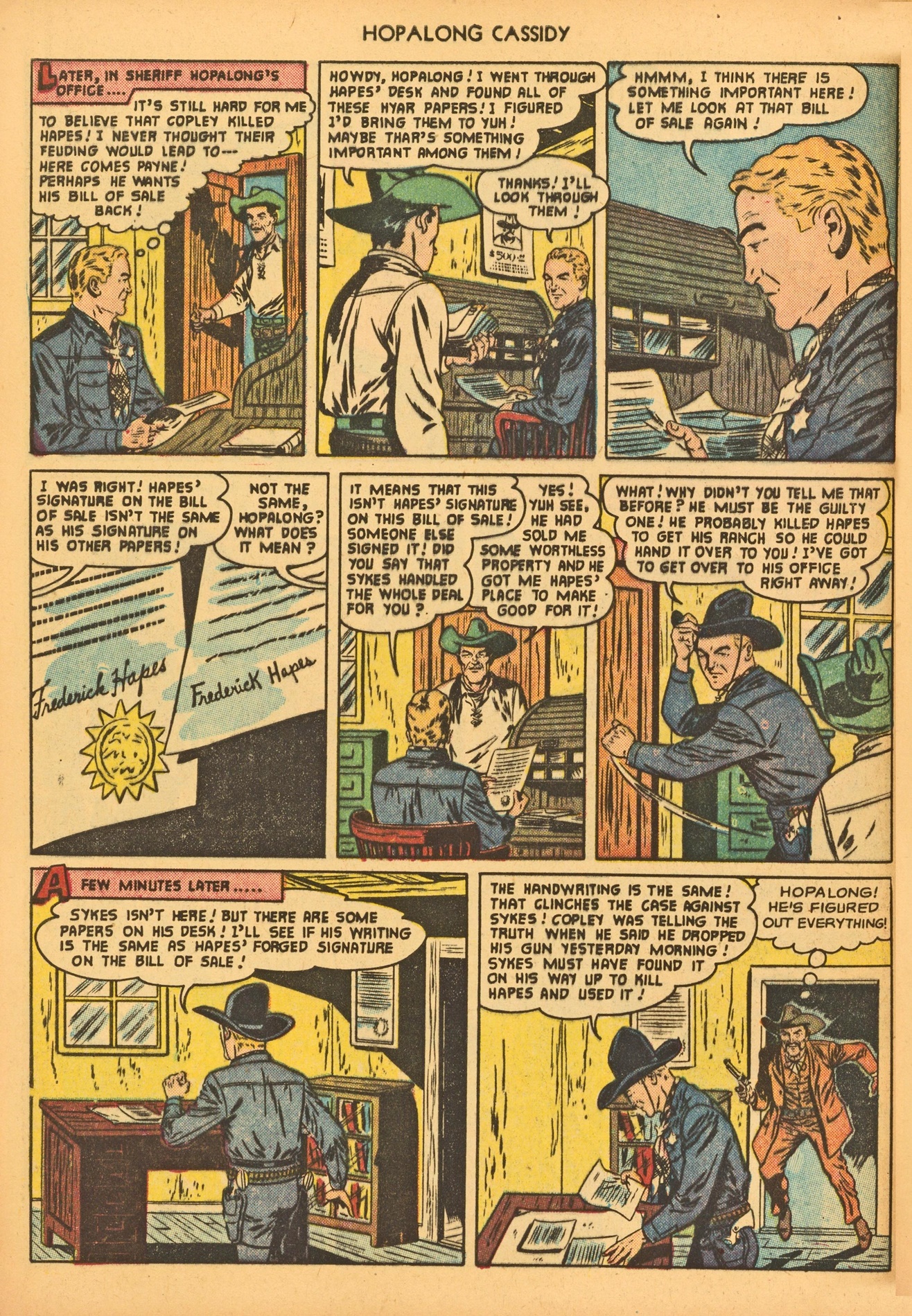 Read online Hopalong Cassidy comic -  Issue #63 - 8