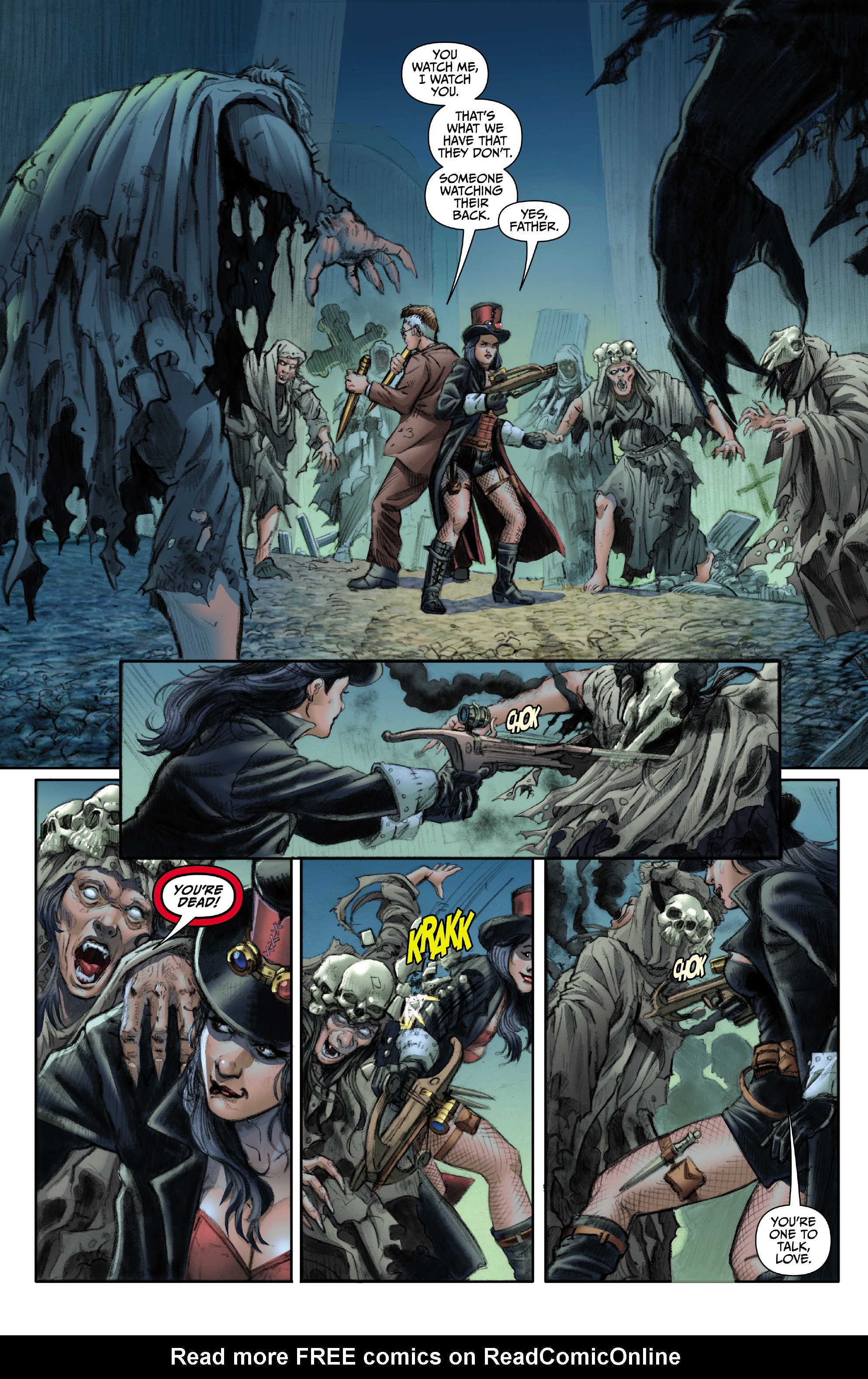 Read online Van Helsing: Vampire Hunter comic -  Issue #1 - 4