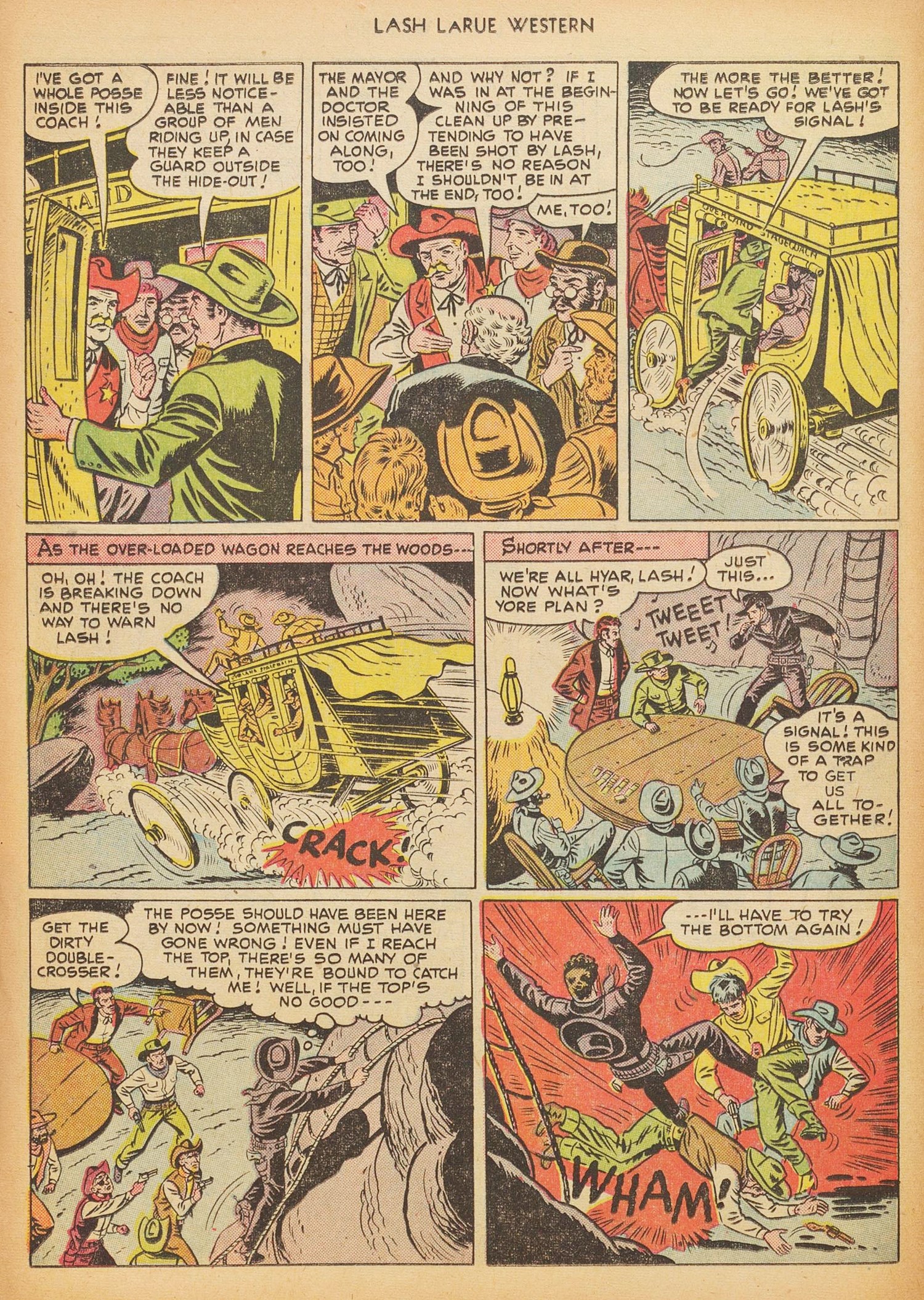 Read online Lash Larue Western (1949) comic -  Issue #17 - 12