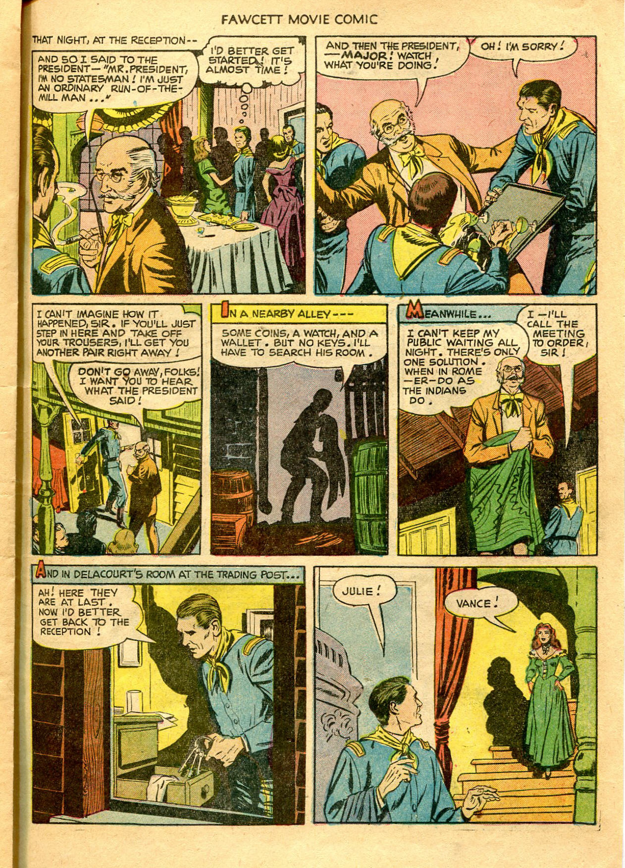 Read online Fawcett Movie Comic comic -  Issue #14 - 19