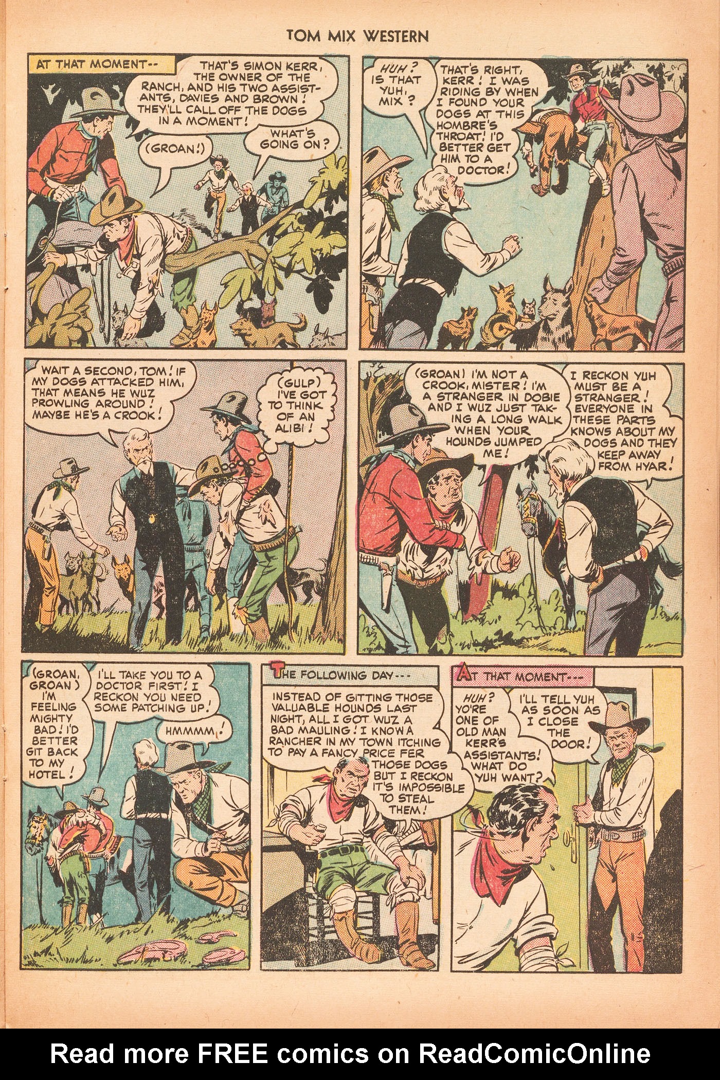 Read online Tom Mix Western (1948) comic -  Issue #25 - 21