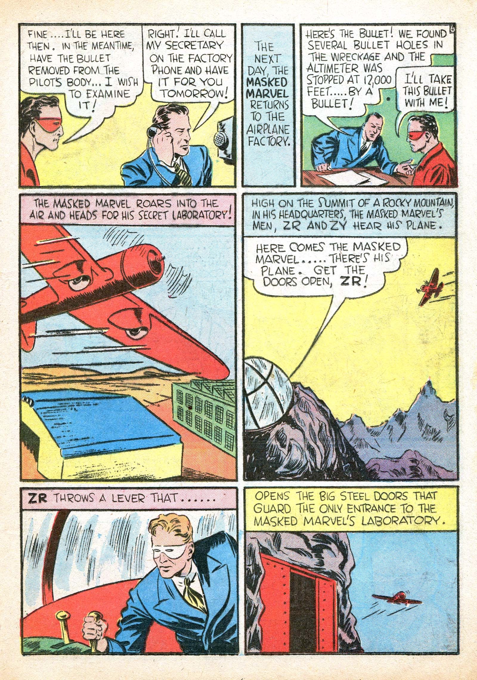 Read online Masked Marvel comic -  Issue #3 - 39