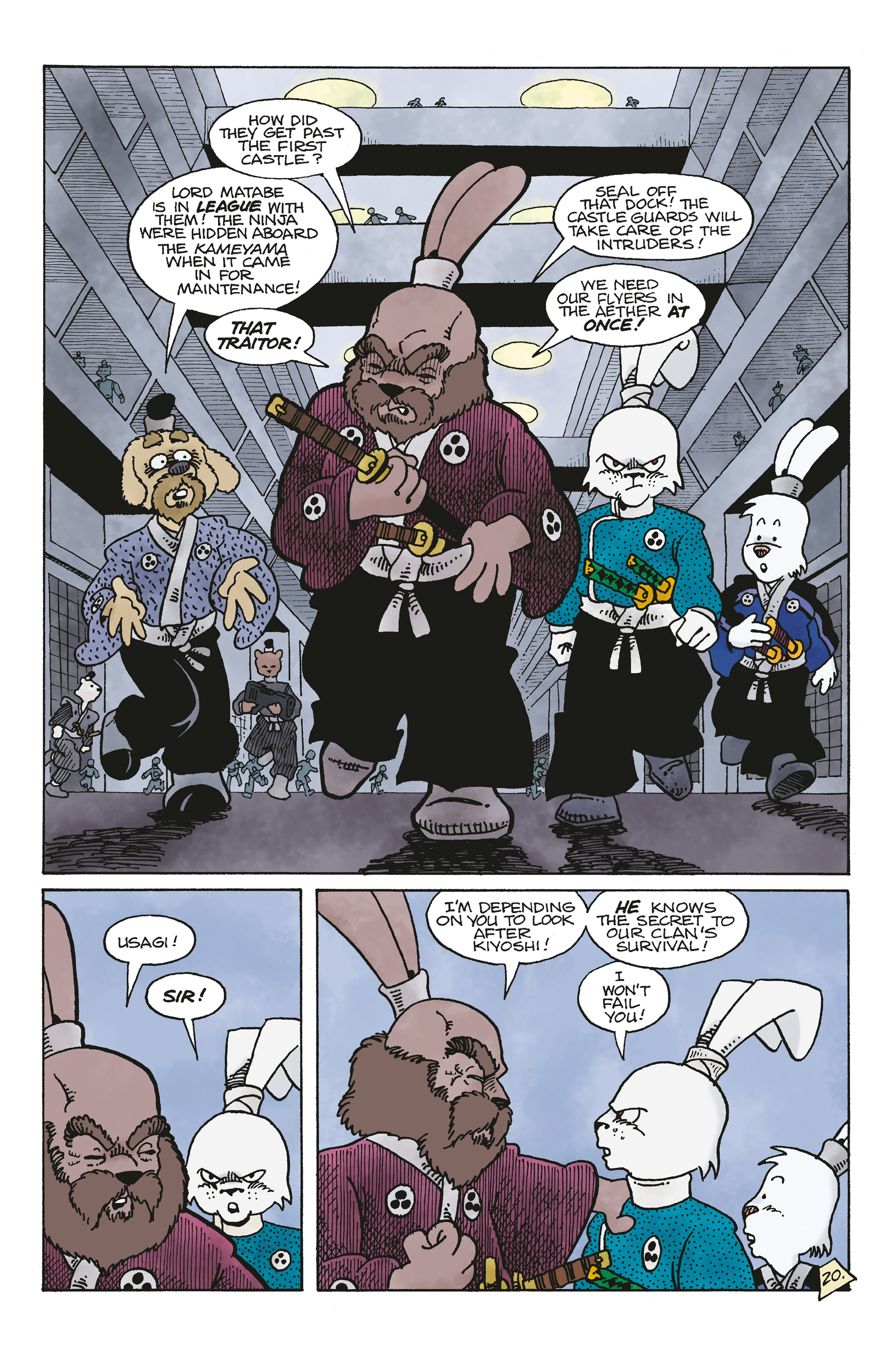 Read online Space Usagi: Death and Honor comic -  Issue #1 - 21