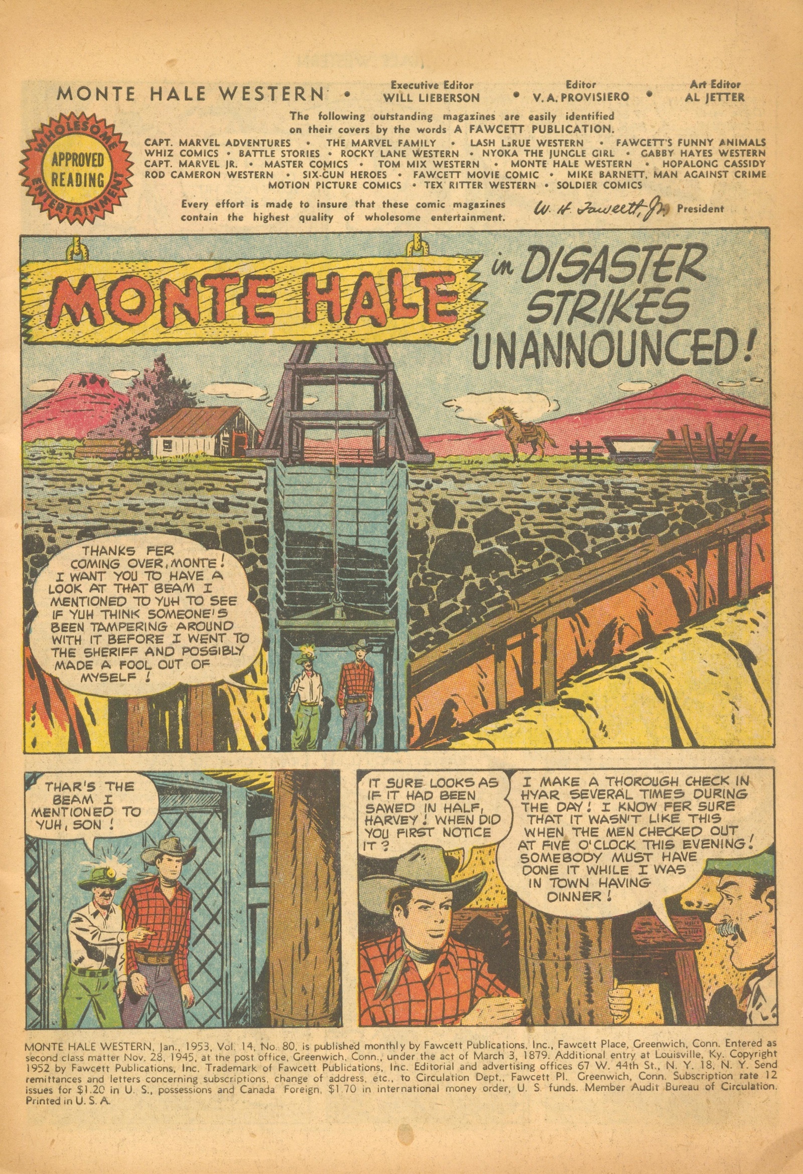 Read online Monte Hale Western comic -  Issue #80 - 3