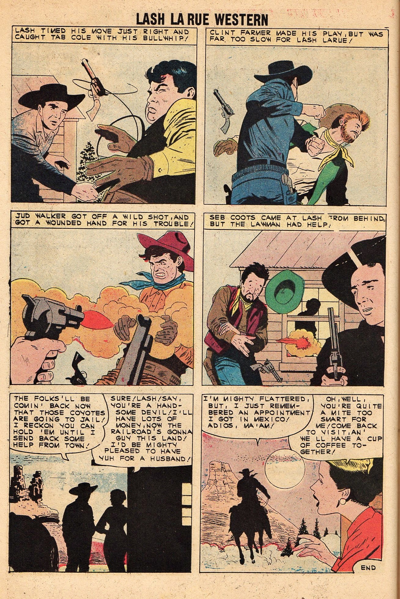 Read online Lash Larue Western (1949) comic -  Issue #84 - 8