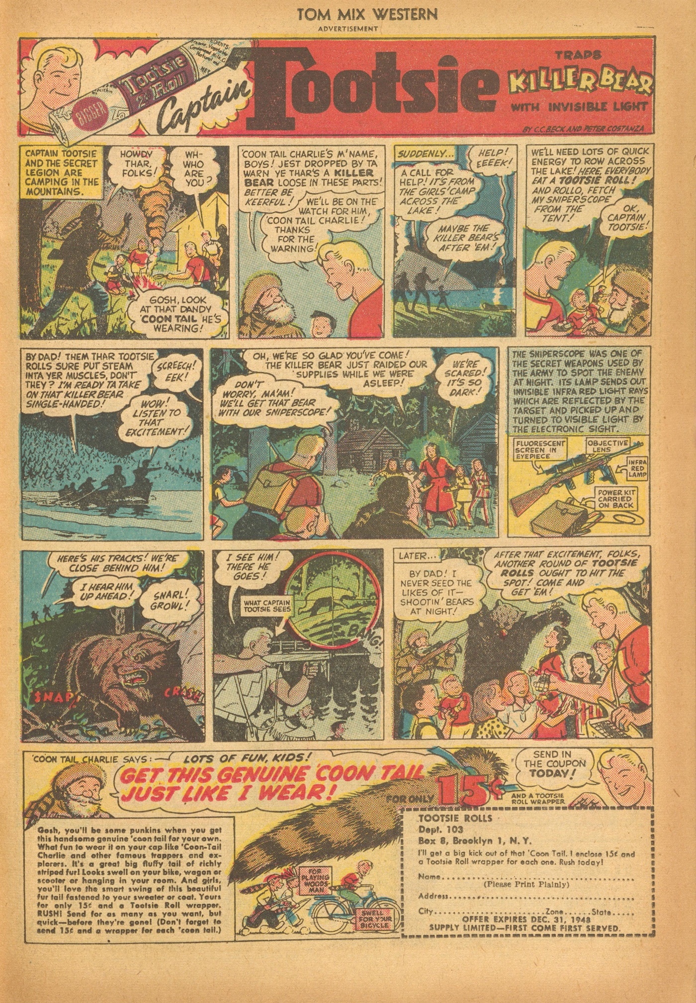 Read online Tom Mix Western (1948) comic -  Issue #6 - 39