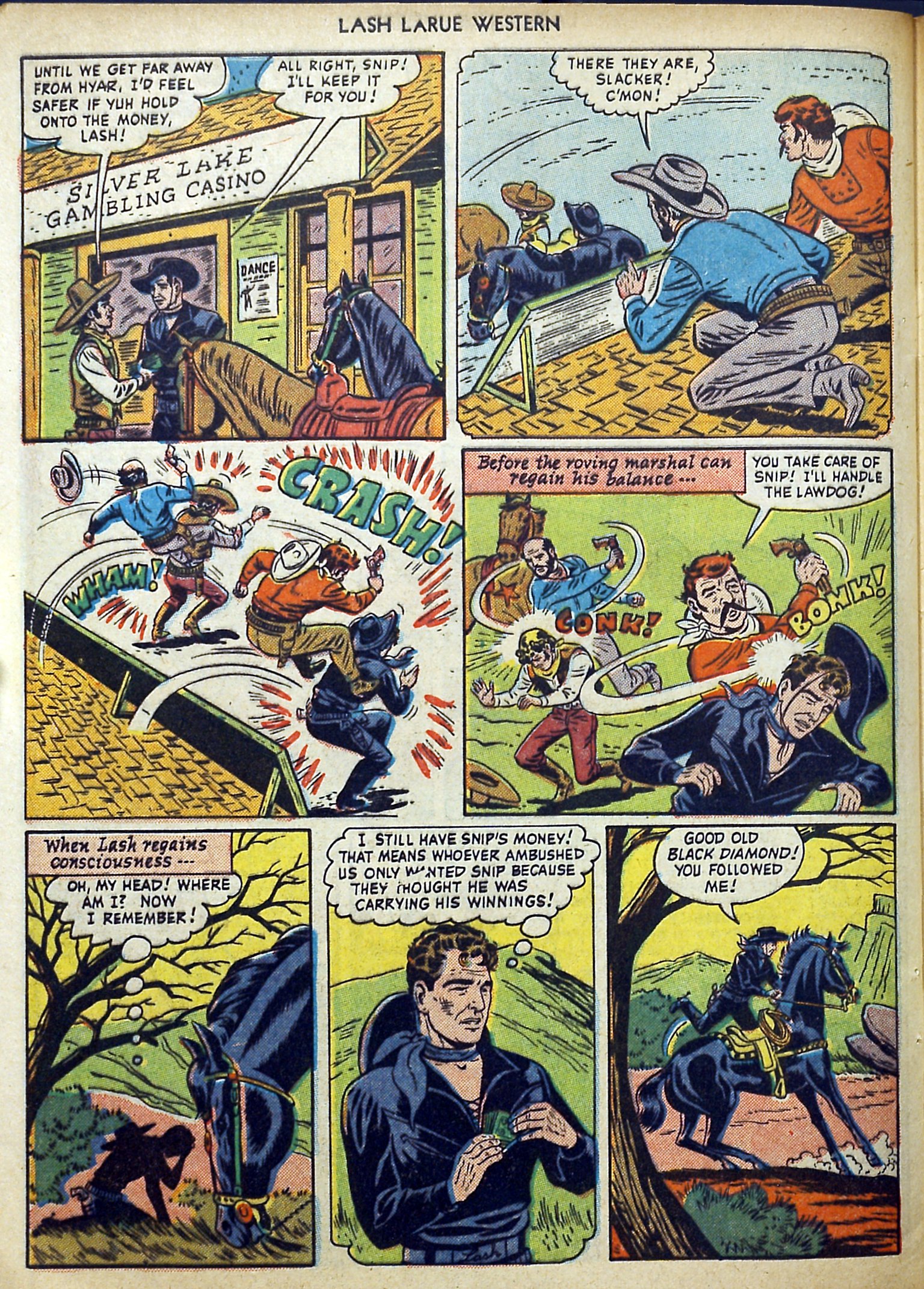 Read online Lash Larue Western (1949) comic -  Issue #11 - 44