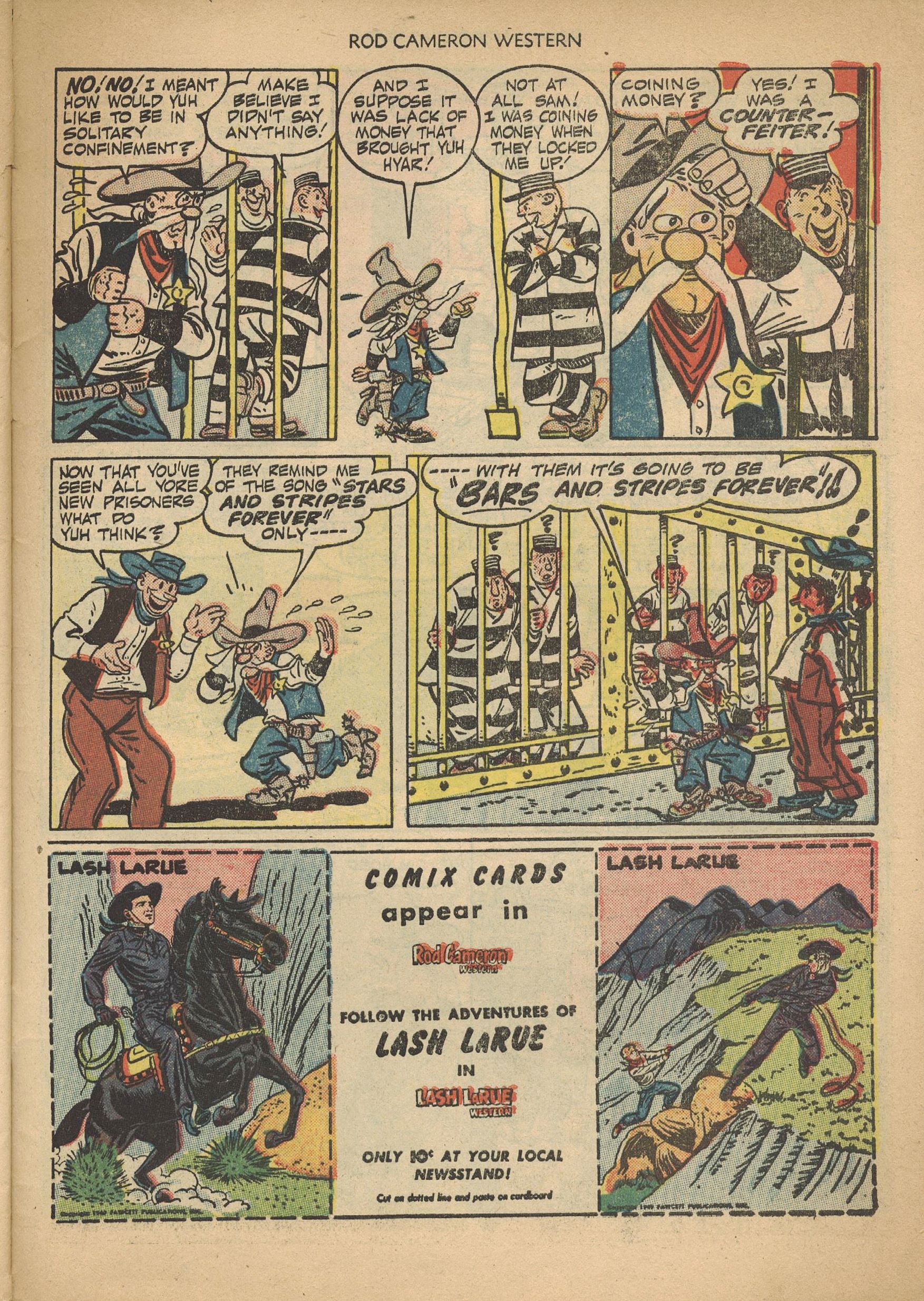 Read online Rod Cameron Western comic -  Issue #1 - 31