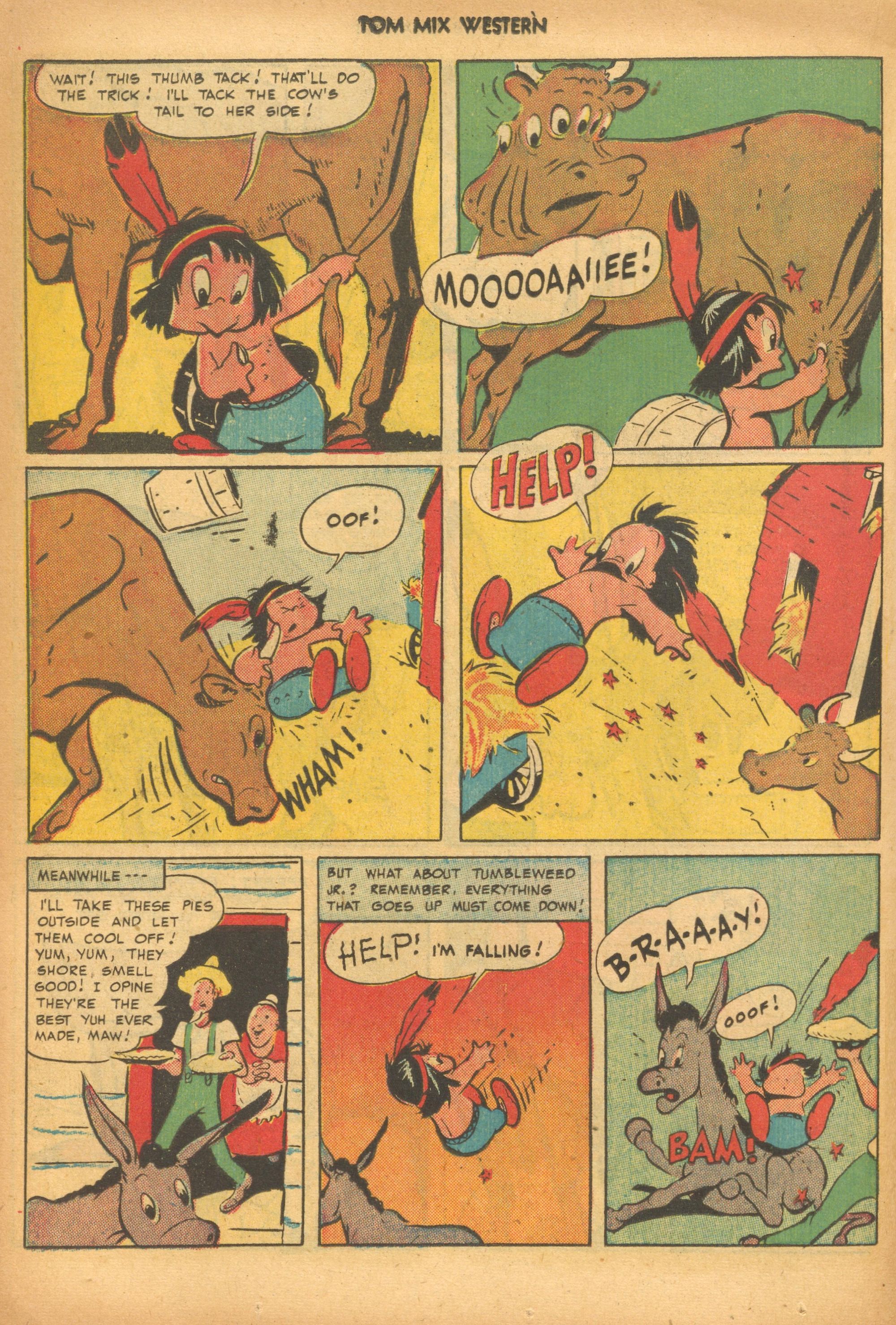 Read online Tom Mix Western (1948) comic -  Issue #20 - 26