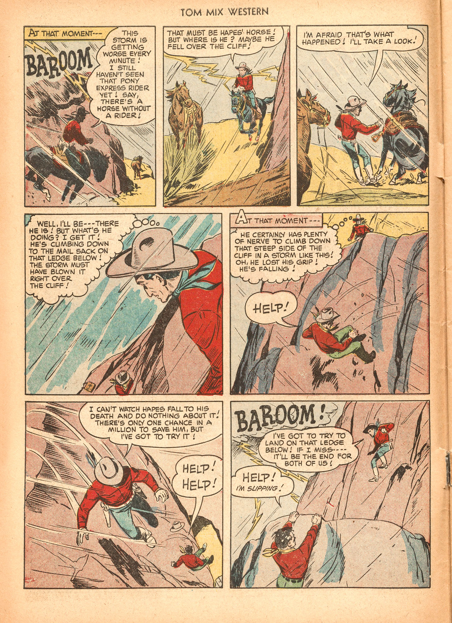 Read online Tom Mix Western (1948) comic -  Issue #40 - 6