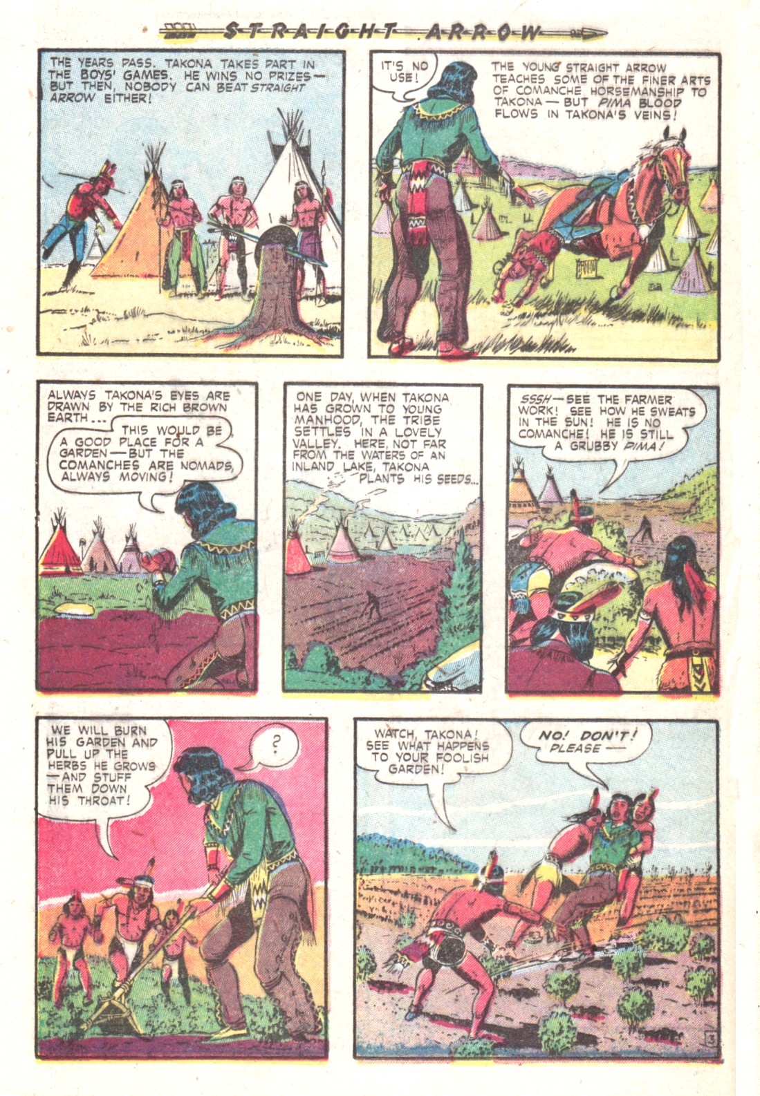 Read online Straight Arrow comic -  Issue #27 - 28