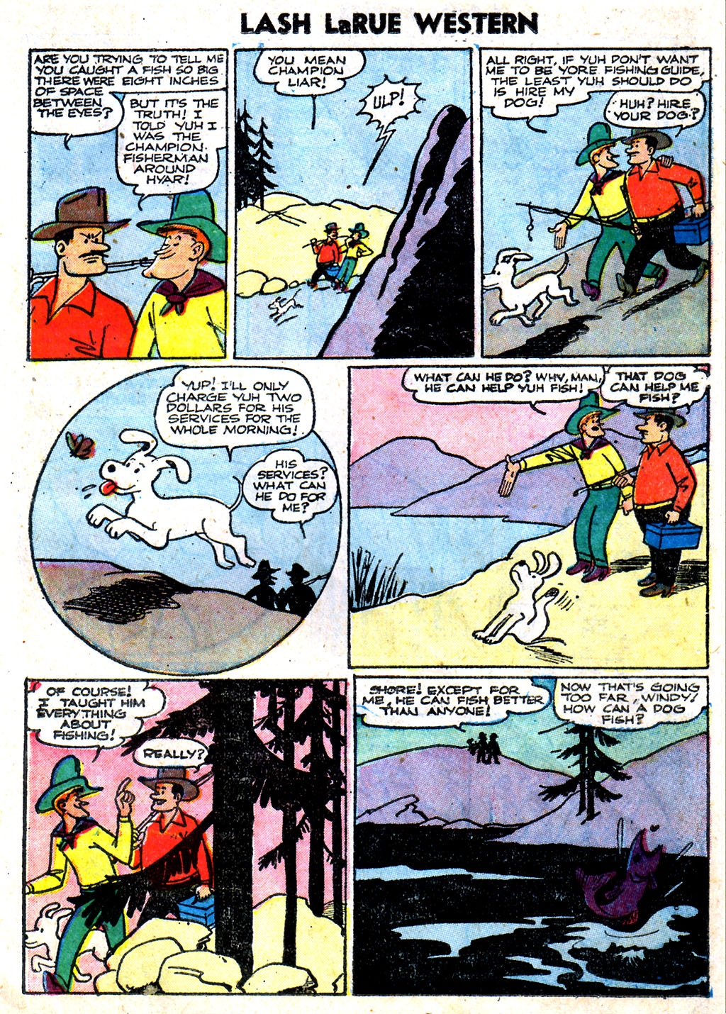 Read online Lash Larue Western (1949) comic -  Issue #59 - 23