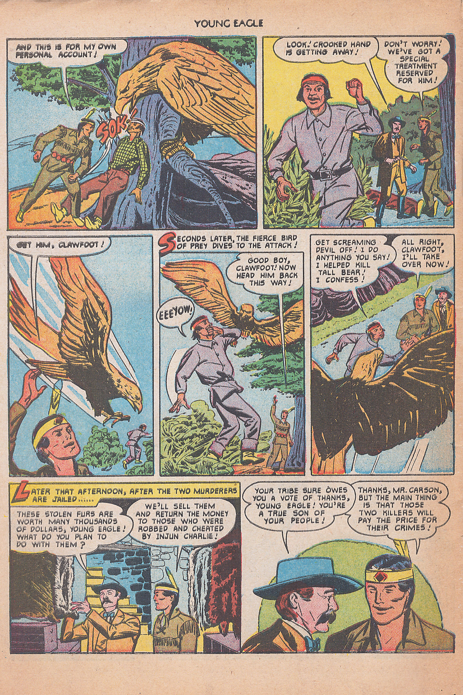 Read online Young Eagle comic -  Issue #3 - 34