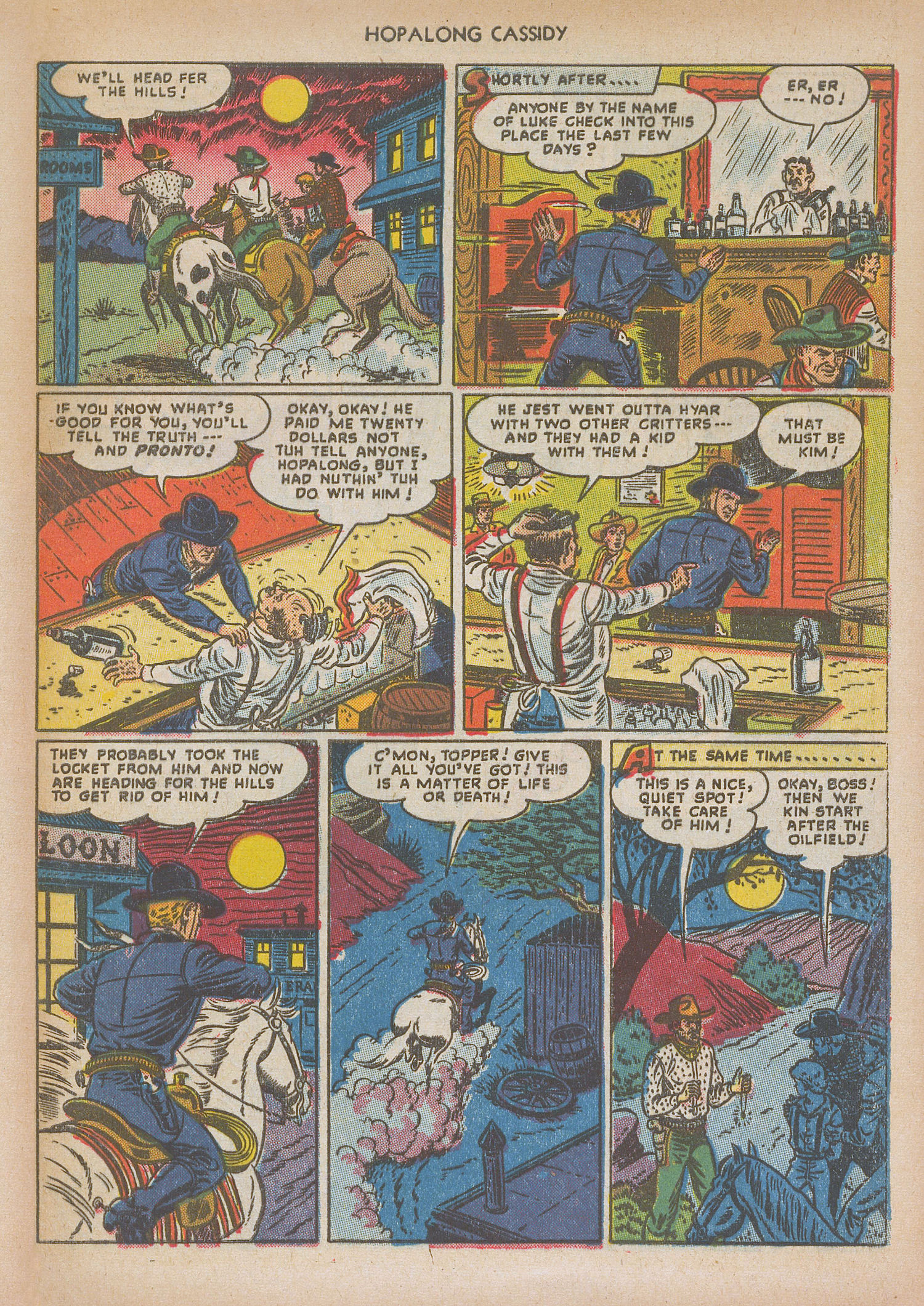 Read online Hopalong Cassidy comic -  Issue #35 - 49