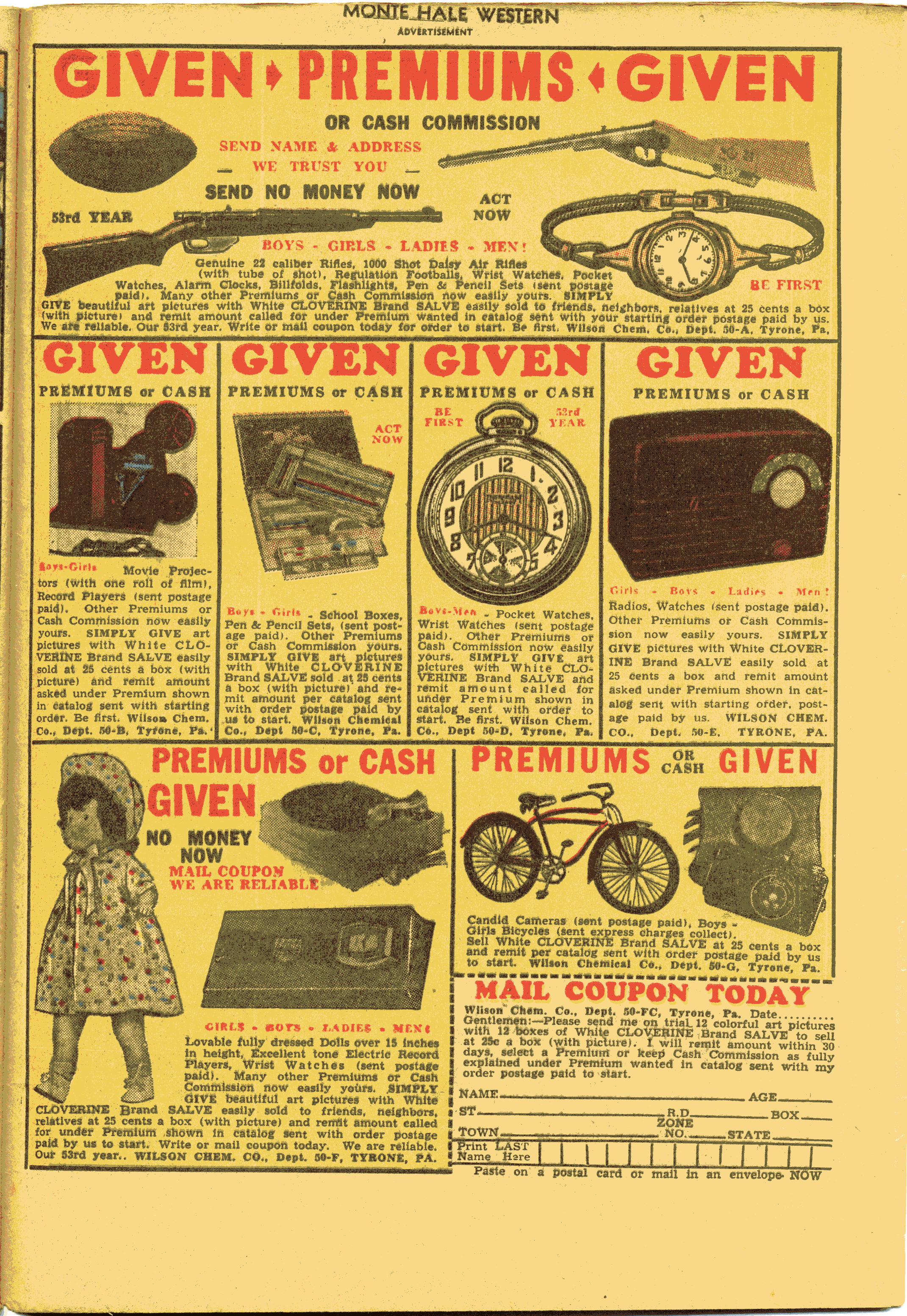 Read online Monte Hale Western comic -  Issue #31 - 49