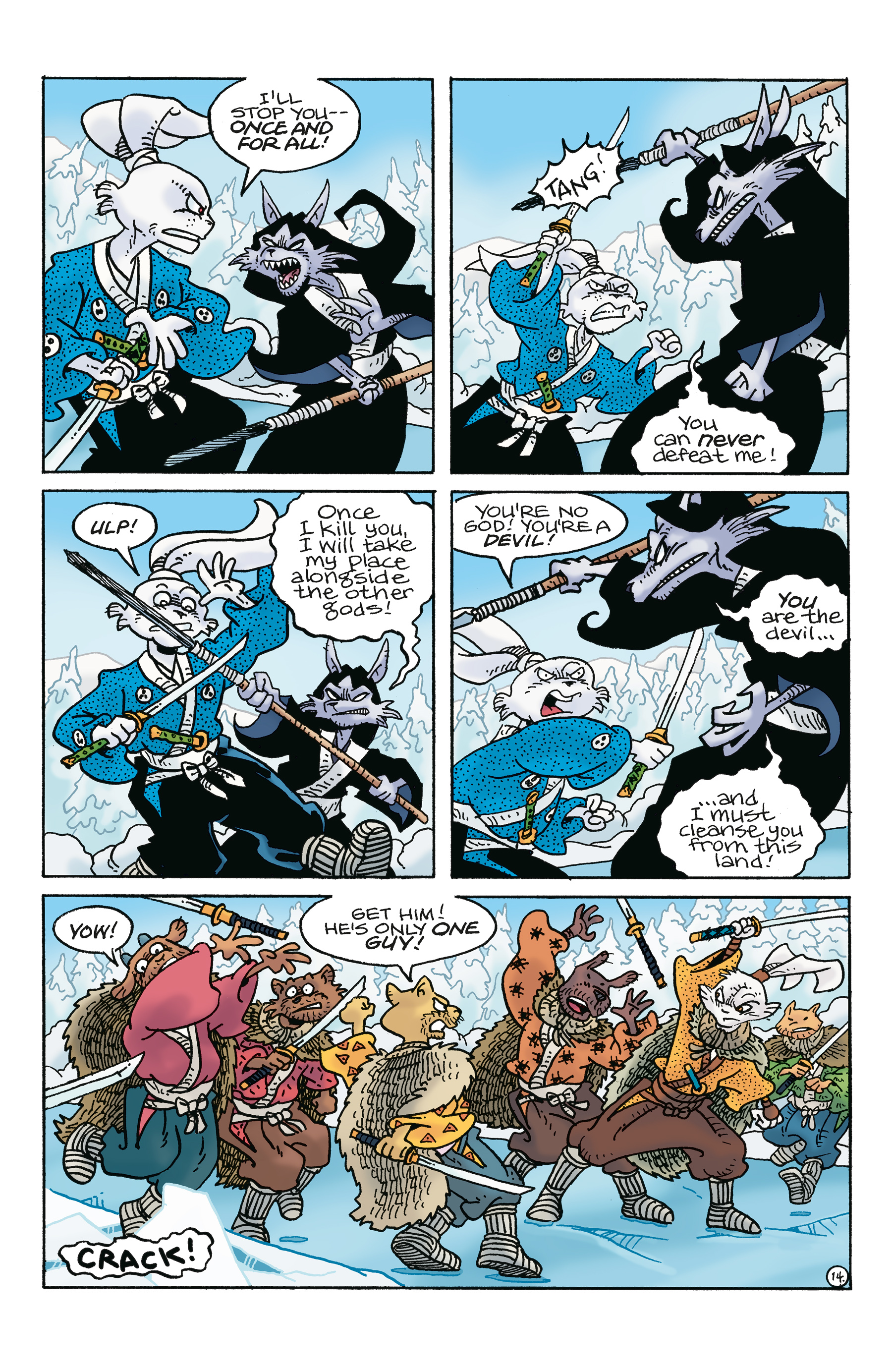 Read online Usagi Yojimbo: Ice and Snow comic -  Issue #4 - 16