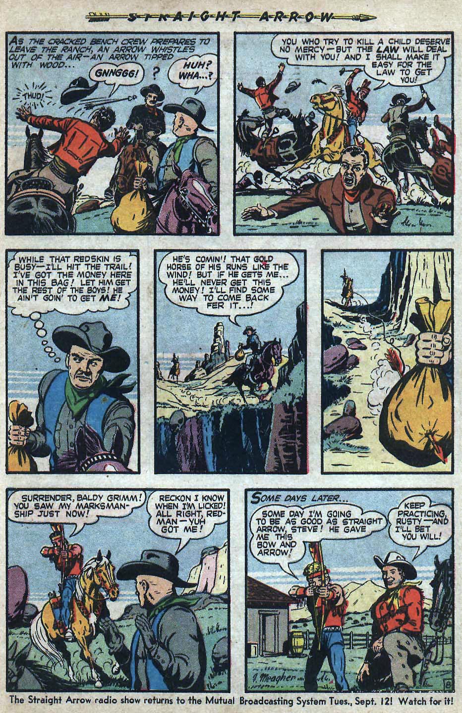 Read online Straight Arrow comic -  Issue #6 - 34