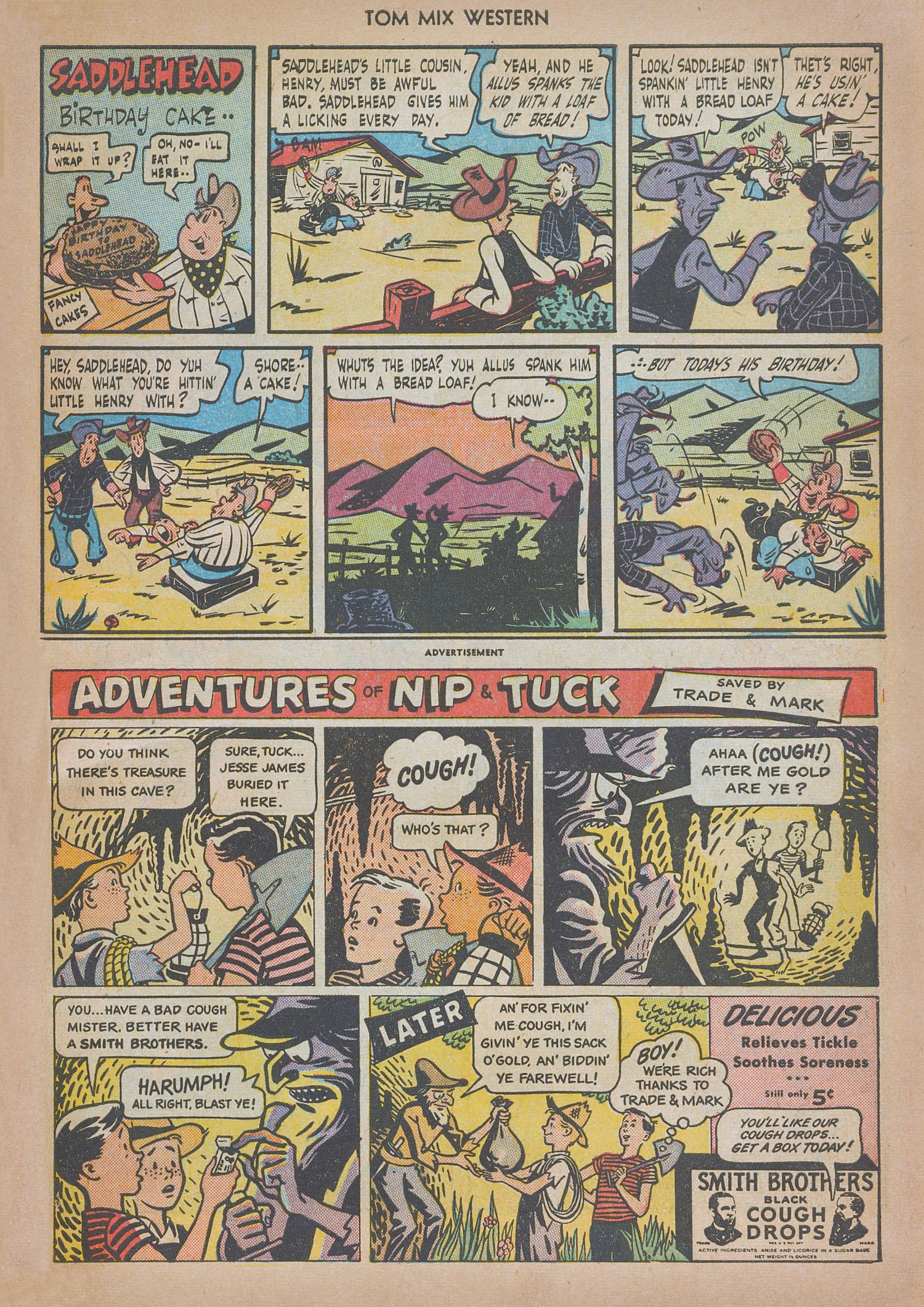Read online Tom Mix Western (1948) comic -  Issue #13 - 33