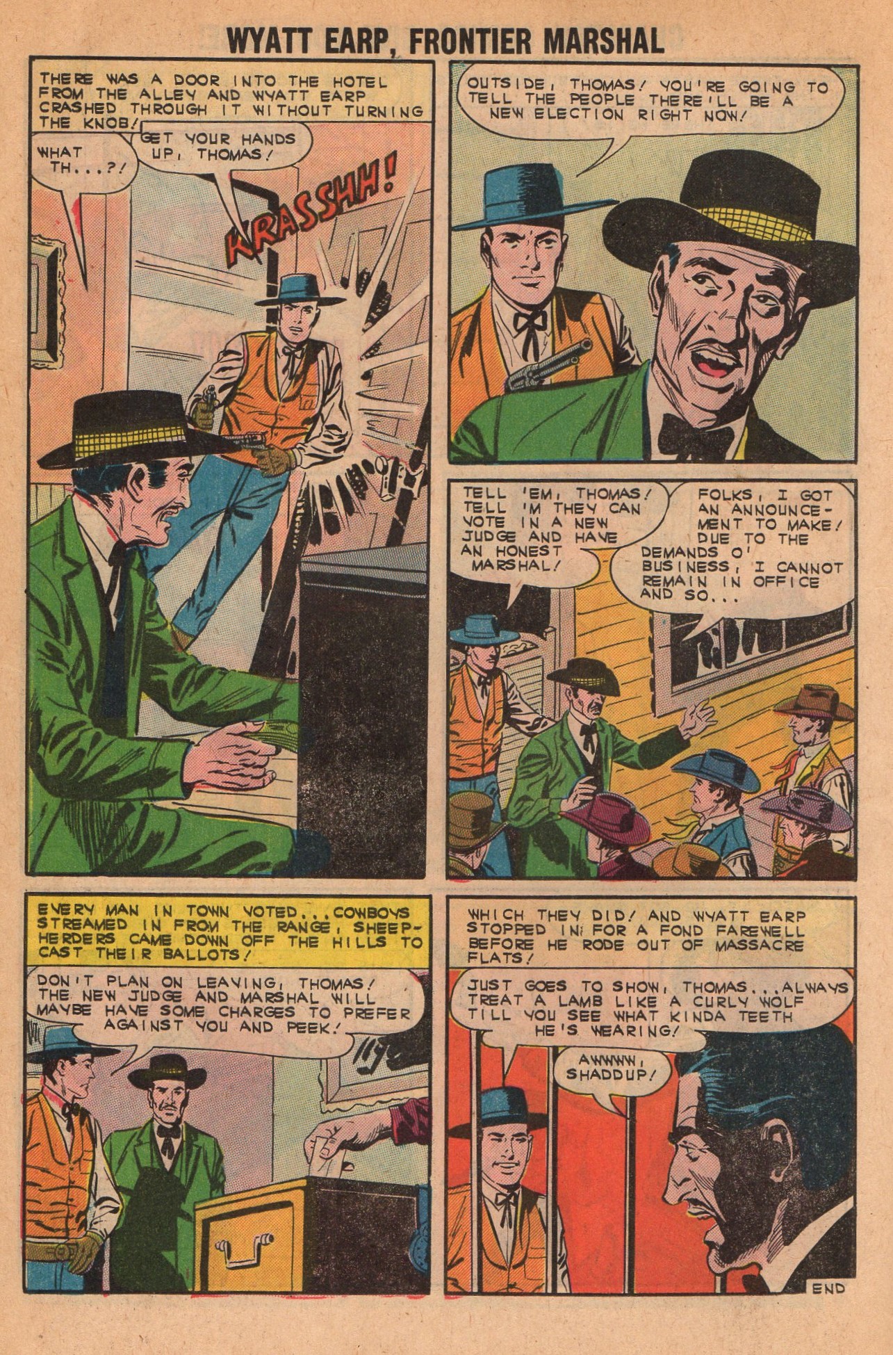 Read online Wyatt Earp Frontier Marshal comic -  Issue #45 - 18