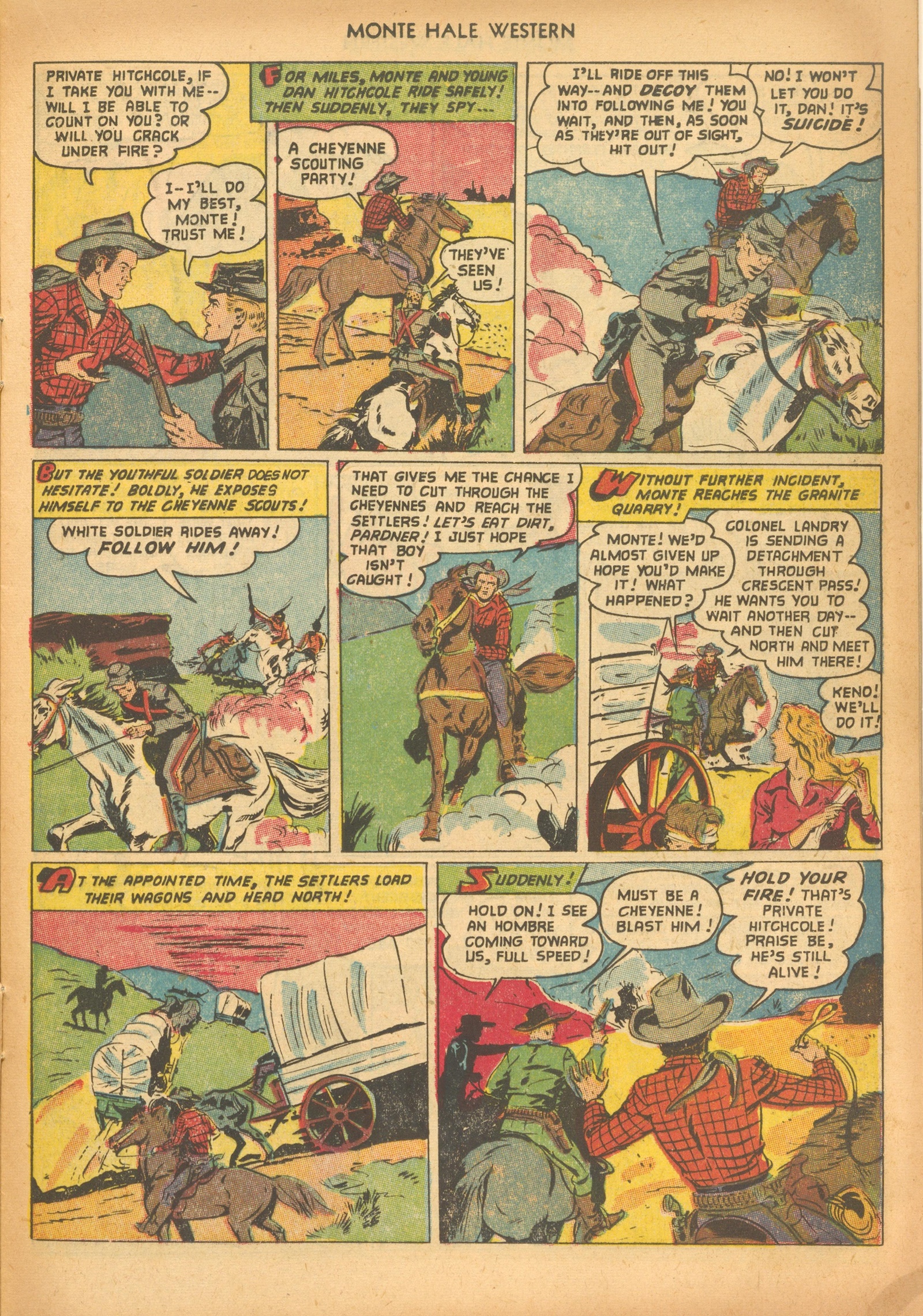 Read online Monte Hale Western comic -  Issue #80 - 13