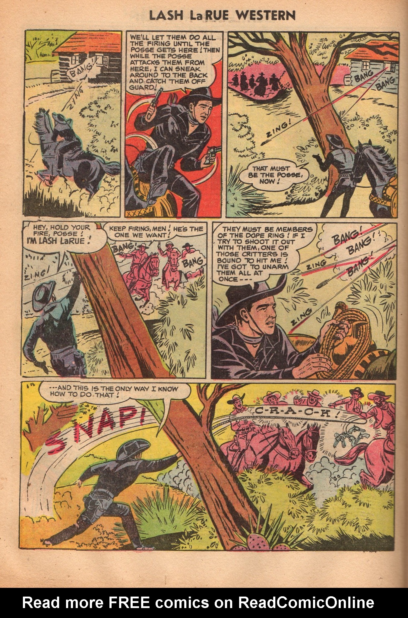 Read online Lash Larue Western (1949) comic -  Issue #52 - 20