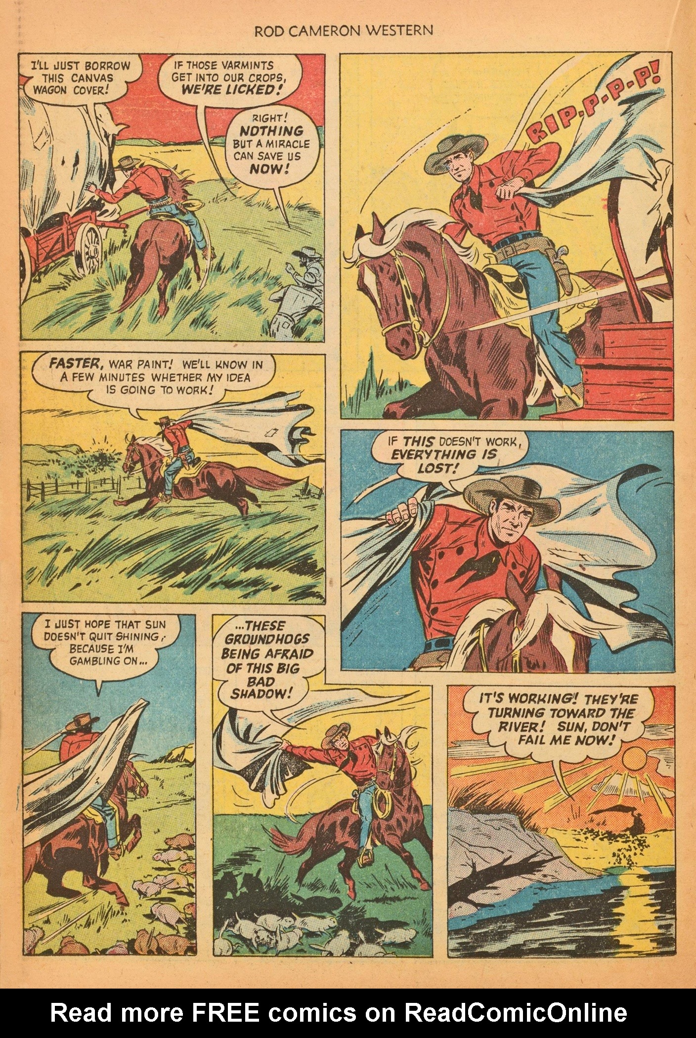 Read online Rod Cameron Western comic -  Issue #2 - 18