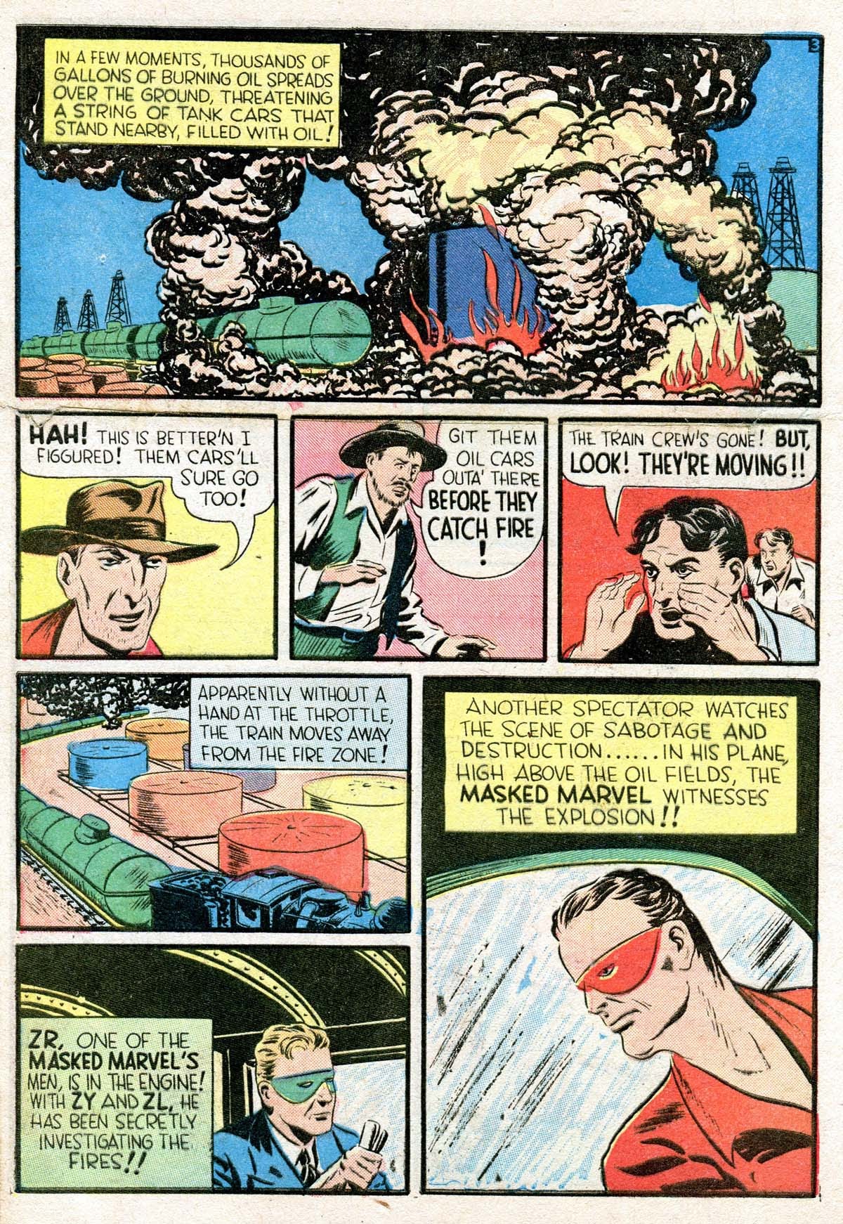 Read online Masked Marvel comic -  Issue #2 - 24