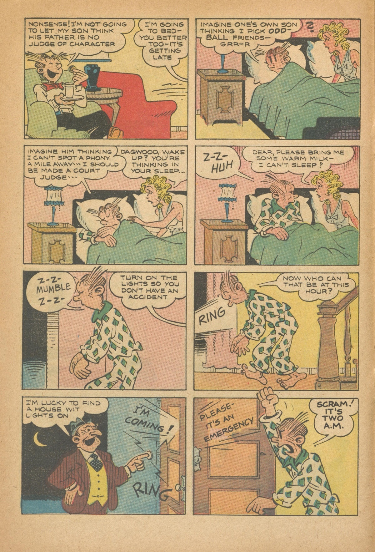 Read online Blondie Comics (1960) comic -  Issue #142 - 8