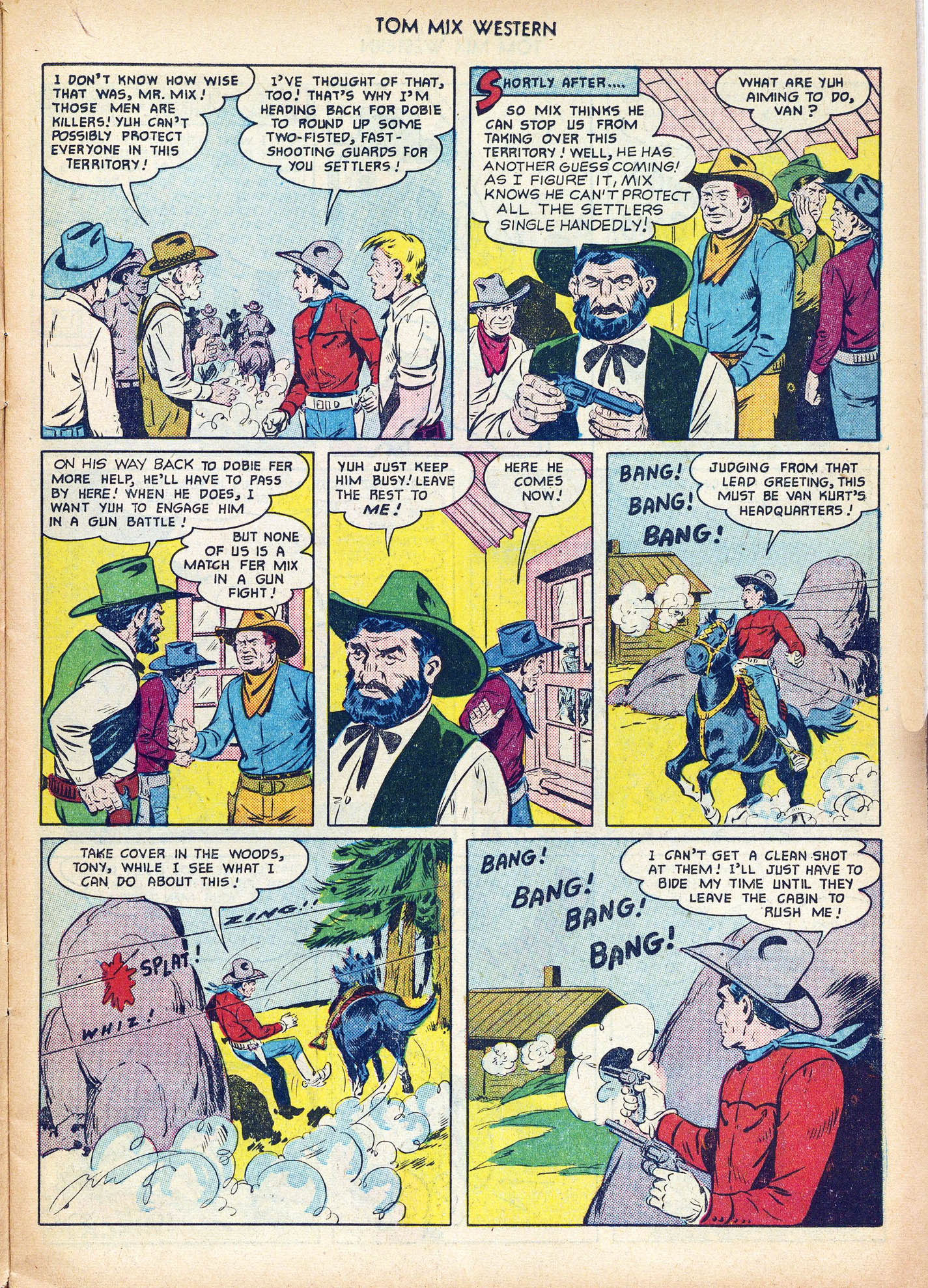 Read online Tom Mix Western (1948) comic -  Issue #42 - 15