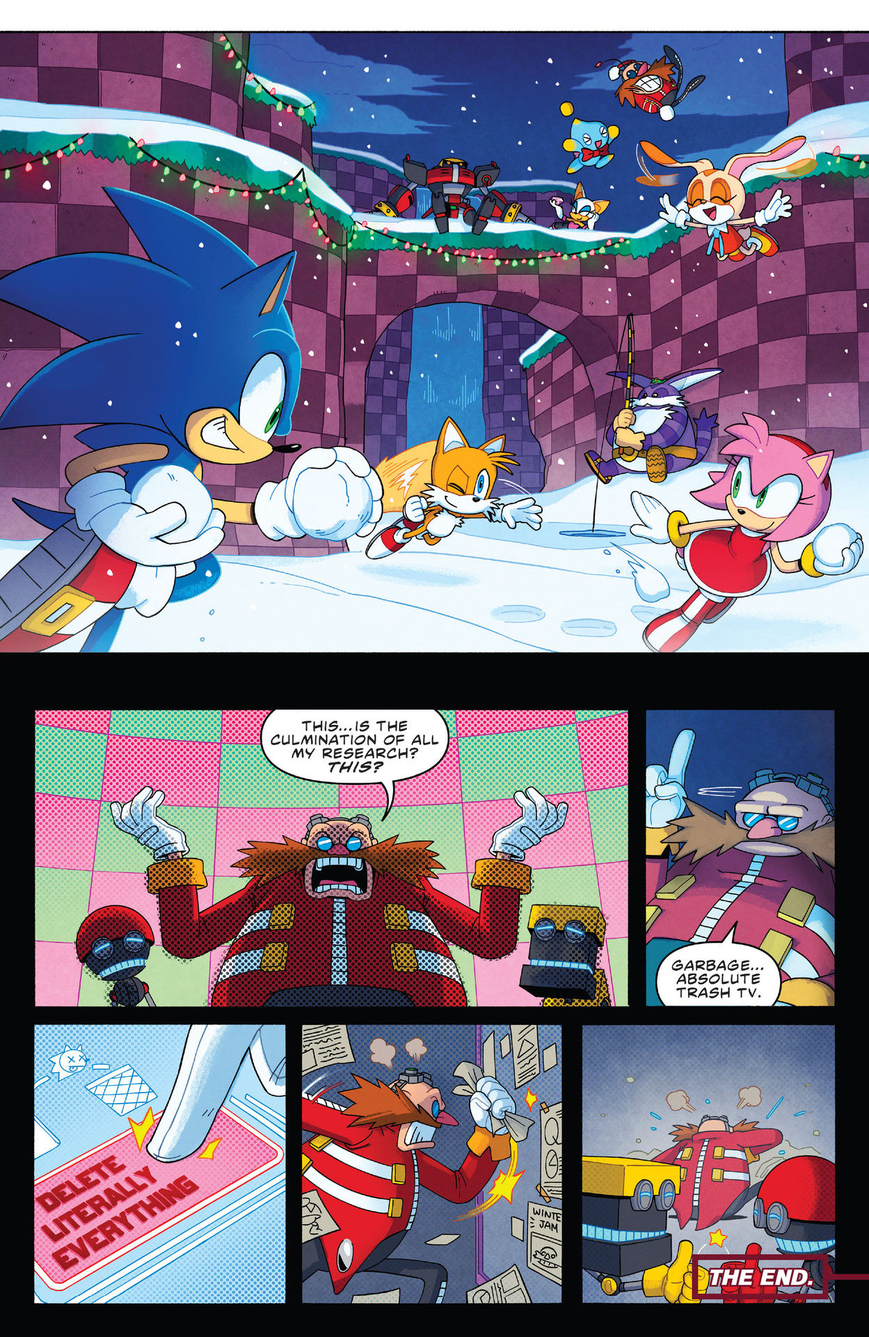 Read online Sonic the Hedgehog: Winter Jam comic -  Issue # Full - 26