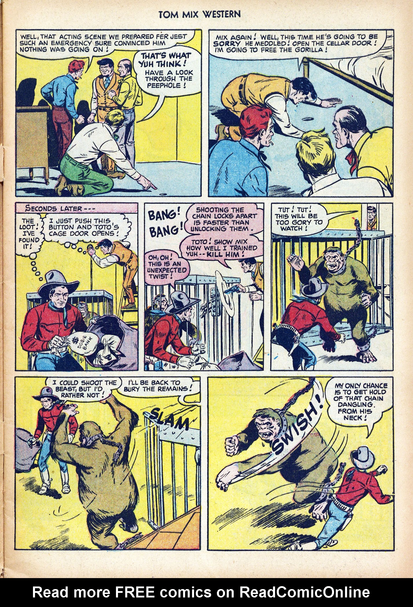 Read online Tom Mix Western (1948) comic -  Issue #42 - 9