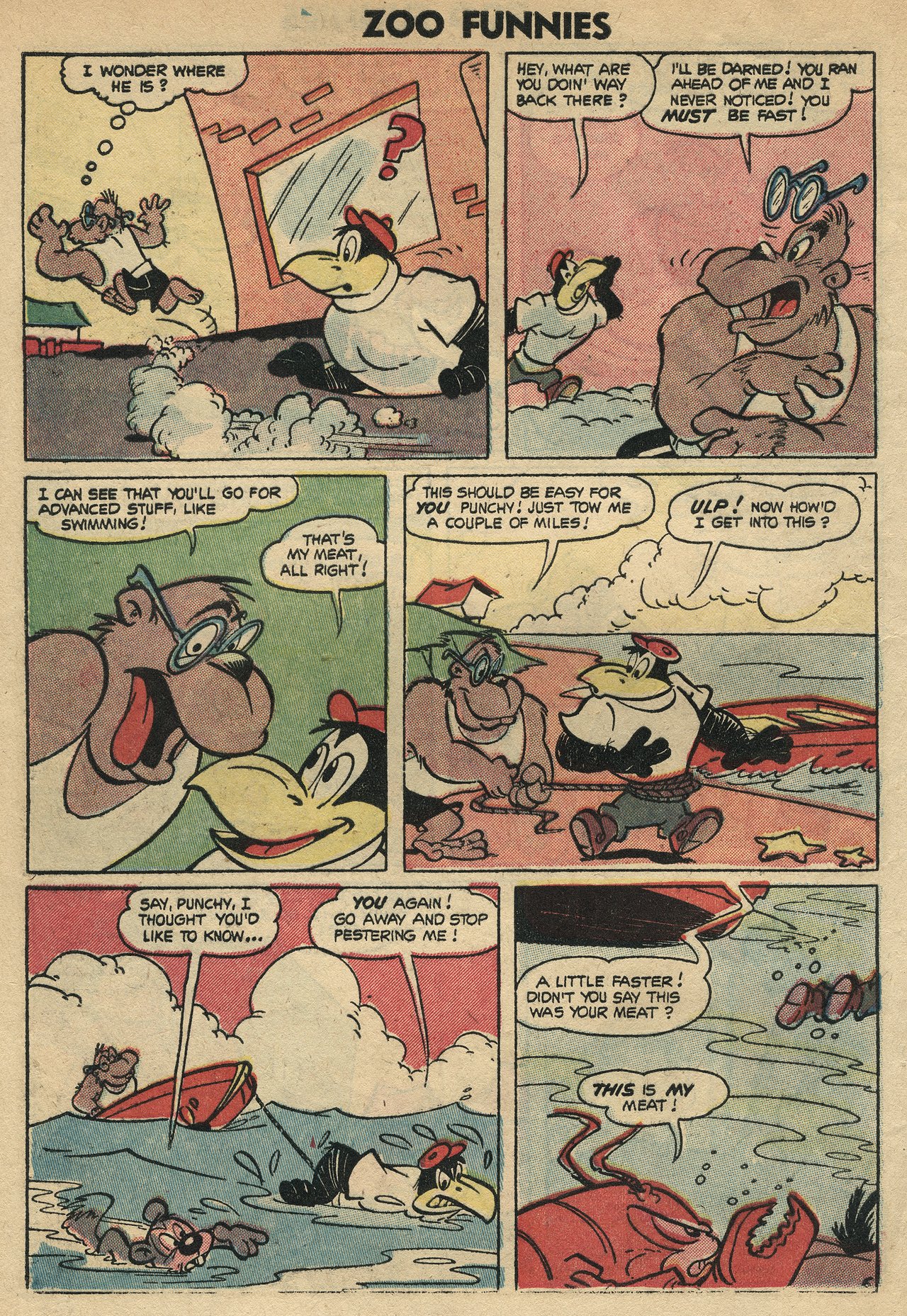 Read online Zoo Funnies comic -  Issue #6 - 8