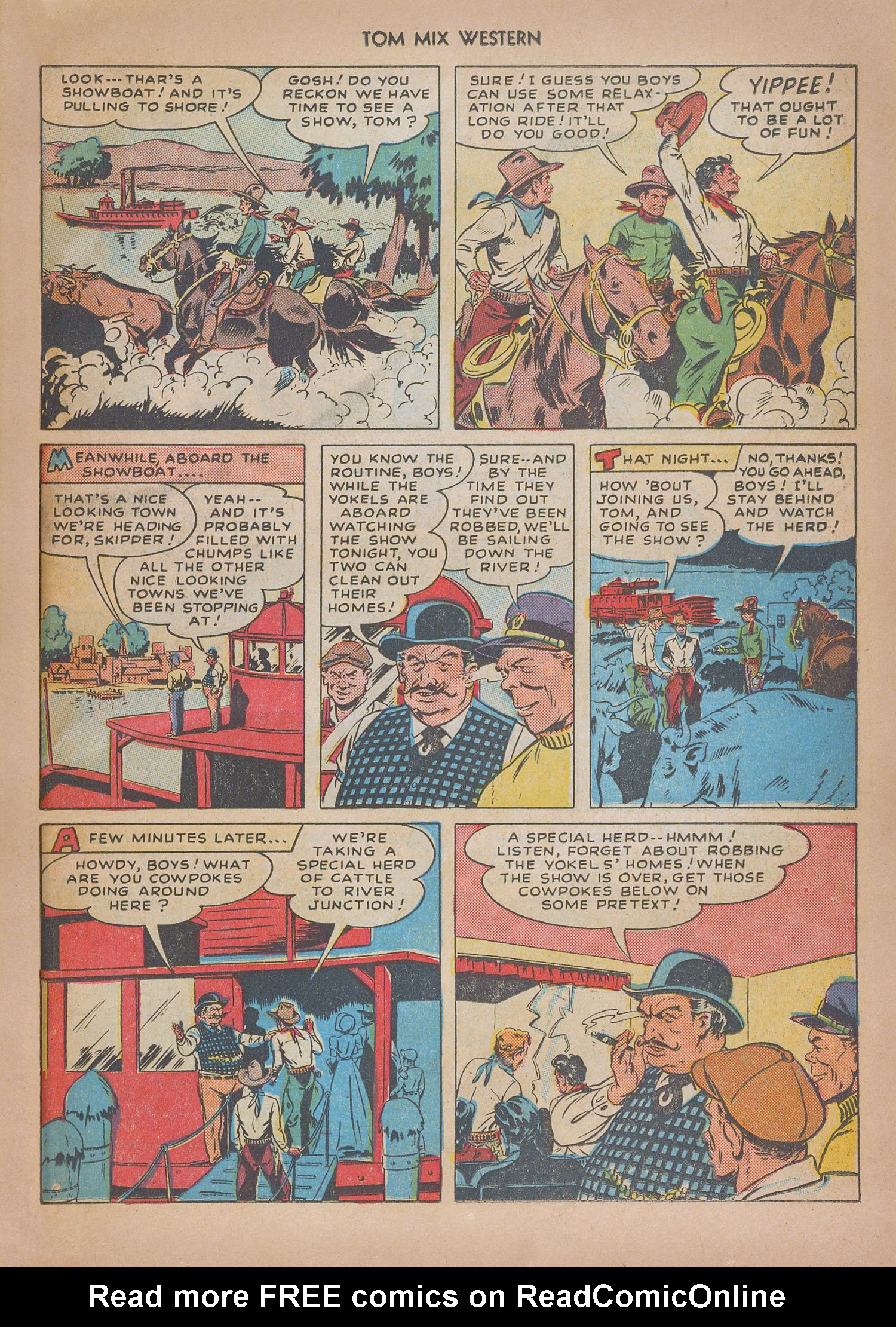 Read online Tom Mix Western (1948) comic -  Issue #13 - 27