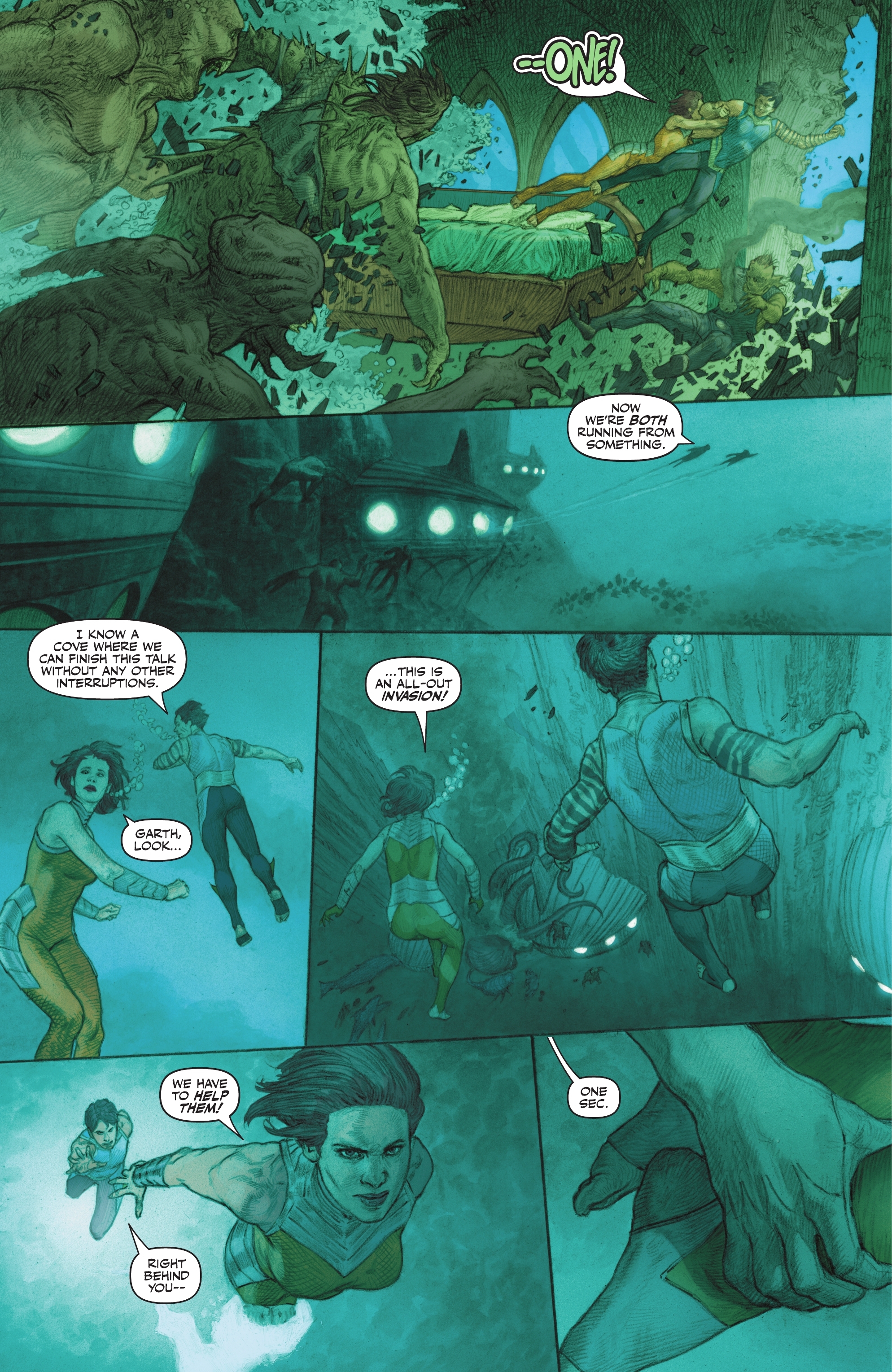 Read online Titans: Beast World Tour: Atlantis comic -  Issue # Full - 8