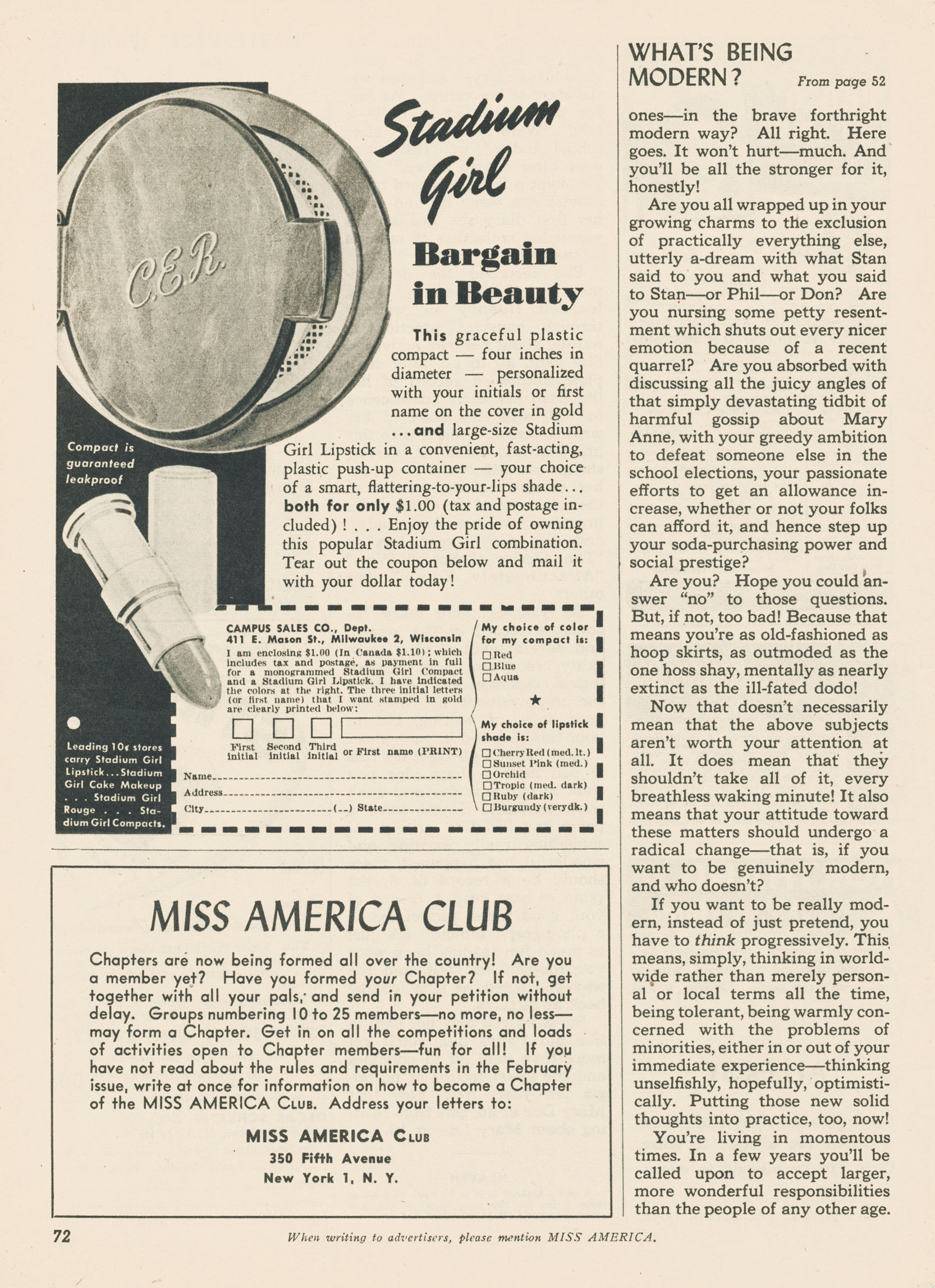 Read online Miss America Magazine comic -  Issue #18 - 64