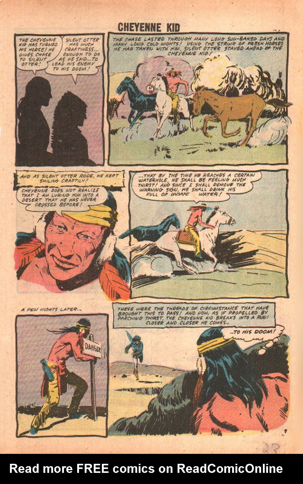 Read online Cheyenne Kid comic -  Issue #11 - 23