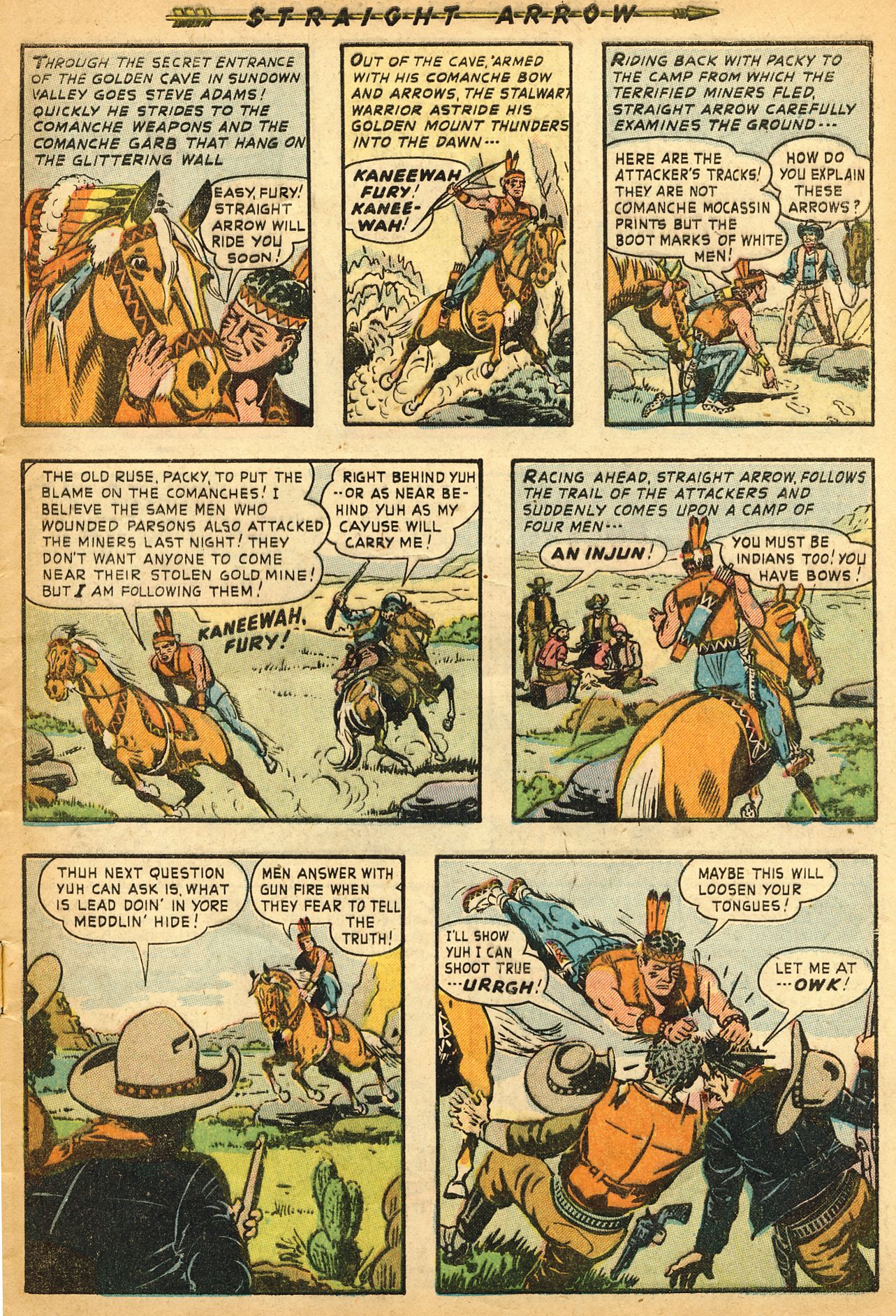 Read online Straight Arrow comic -  Issue #9 - 5