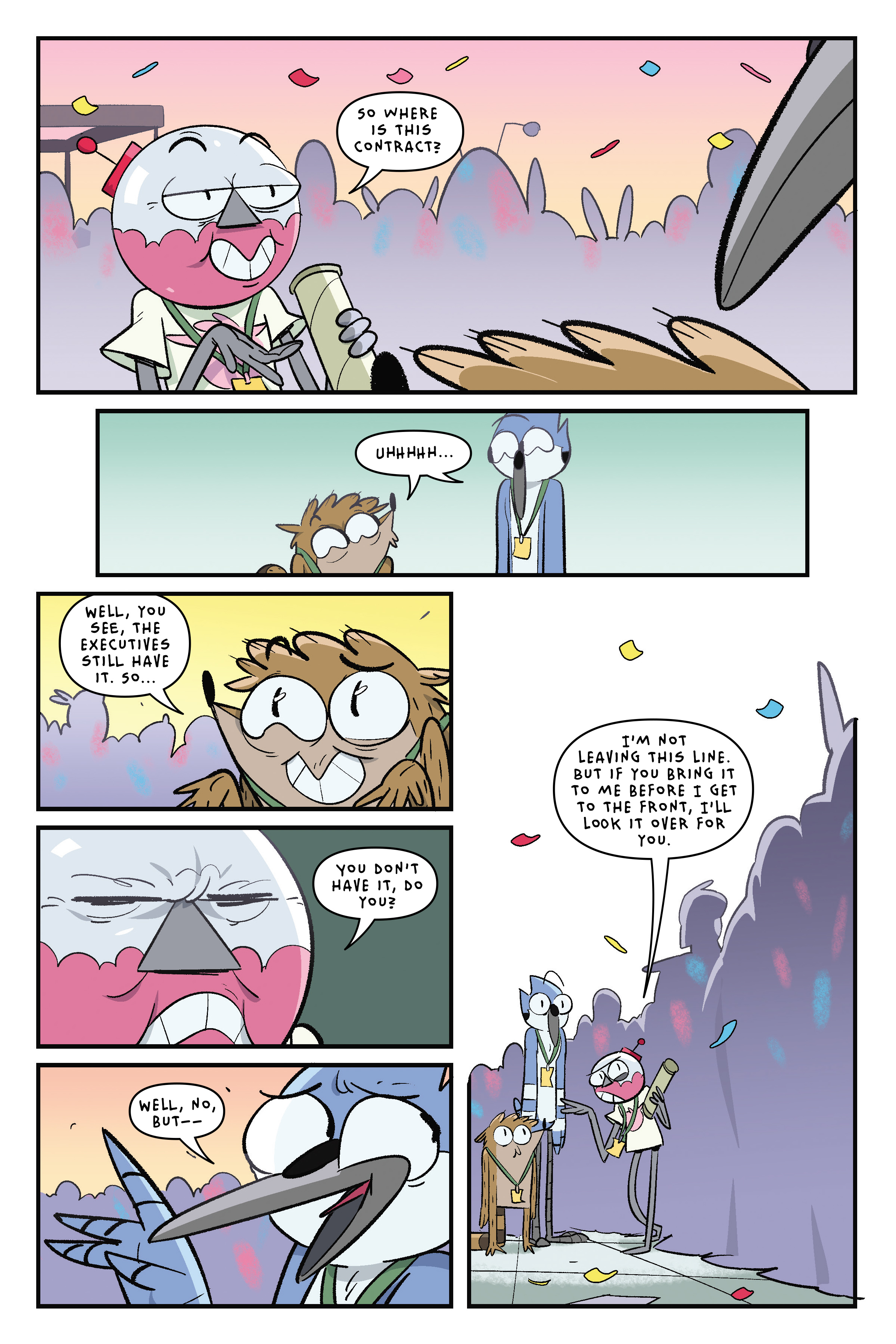 Read online Regular Show: Comic Conned comic -  Issue # TPB - 102