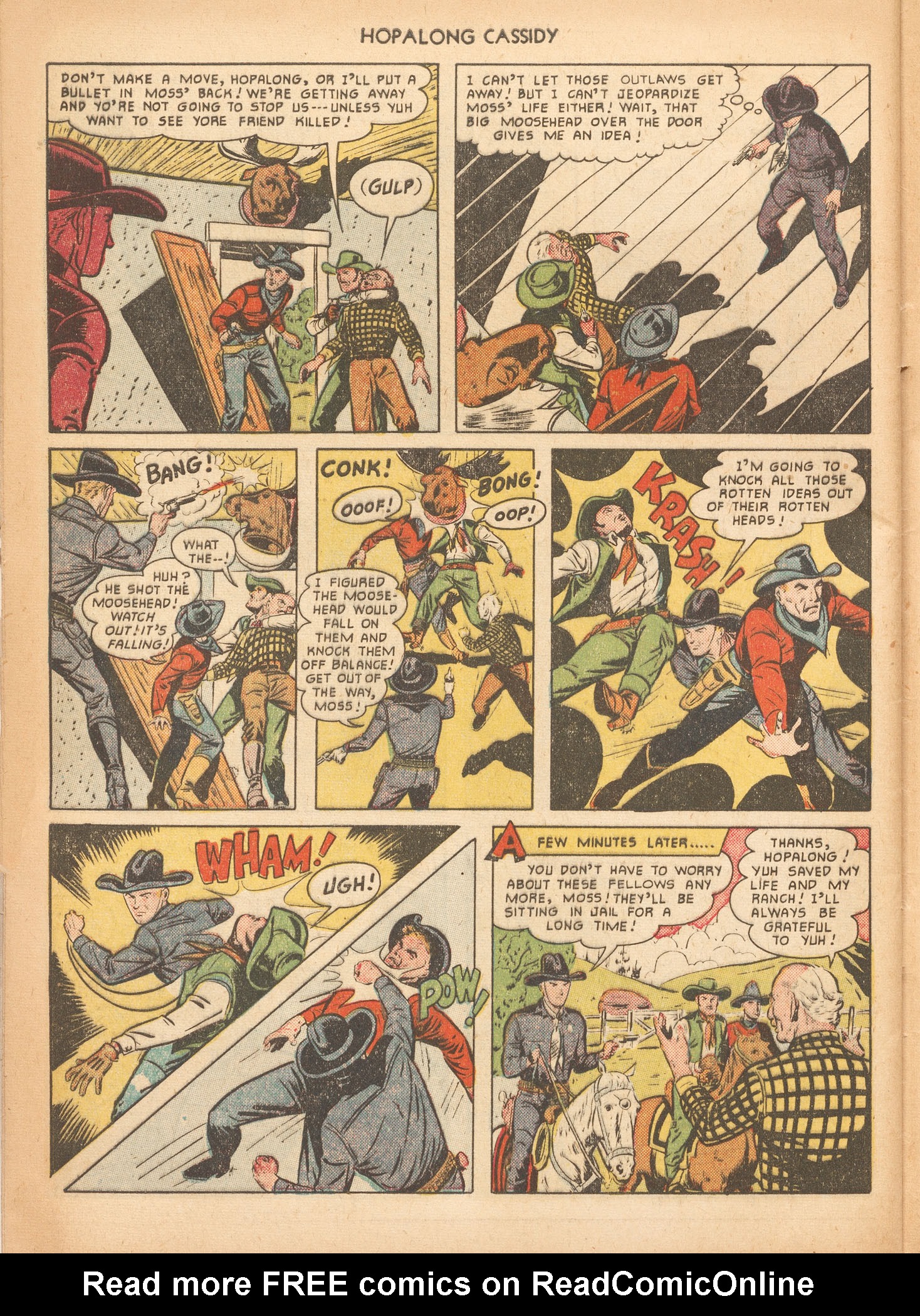 Read online Hopalong Cassidy comic -  Issue #56 - 48