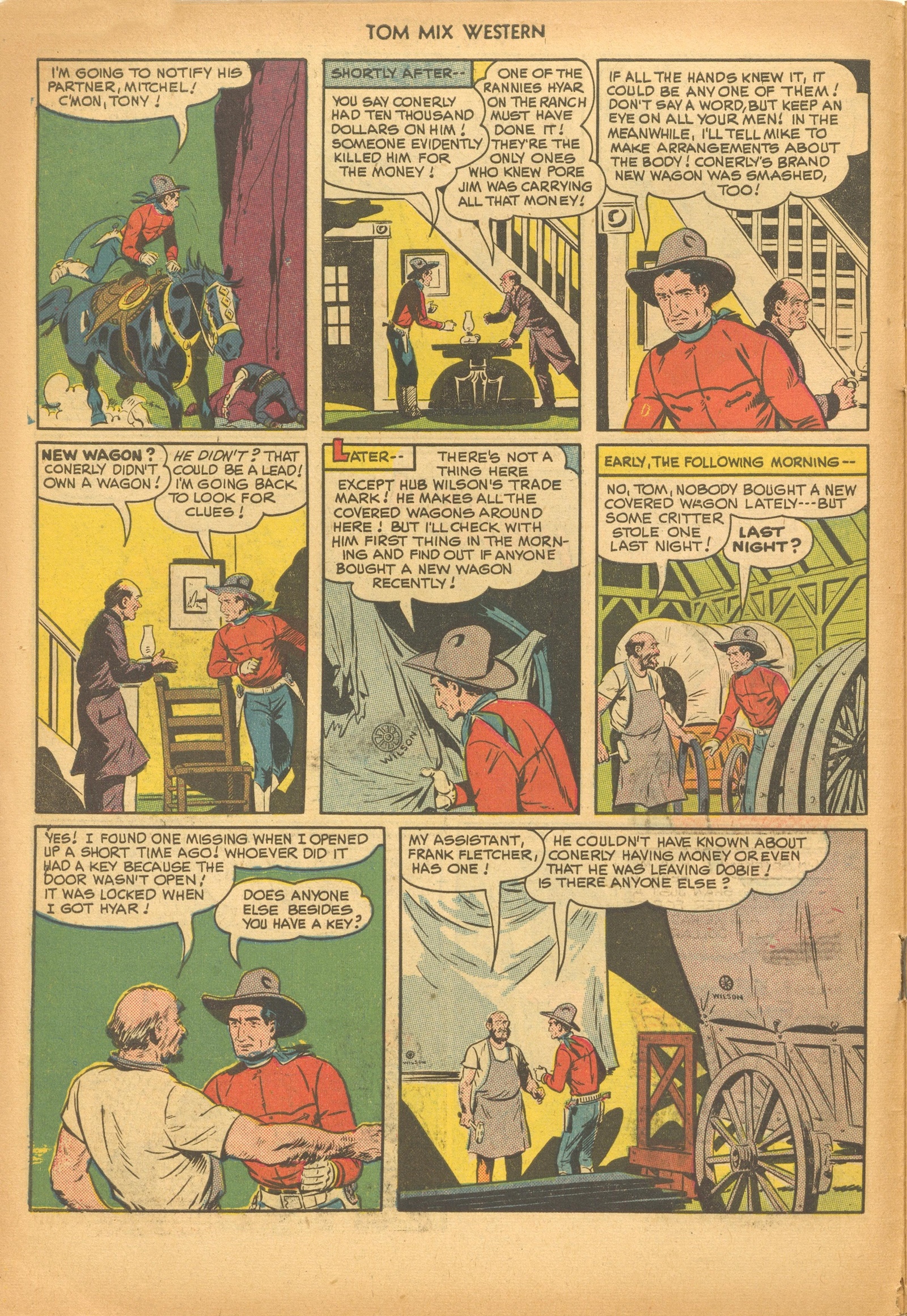Read online Tom Mix Western (1948) comic -  Issue #30 - 6