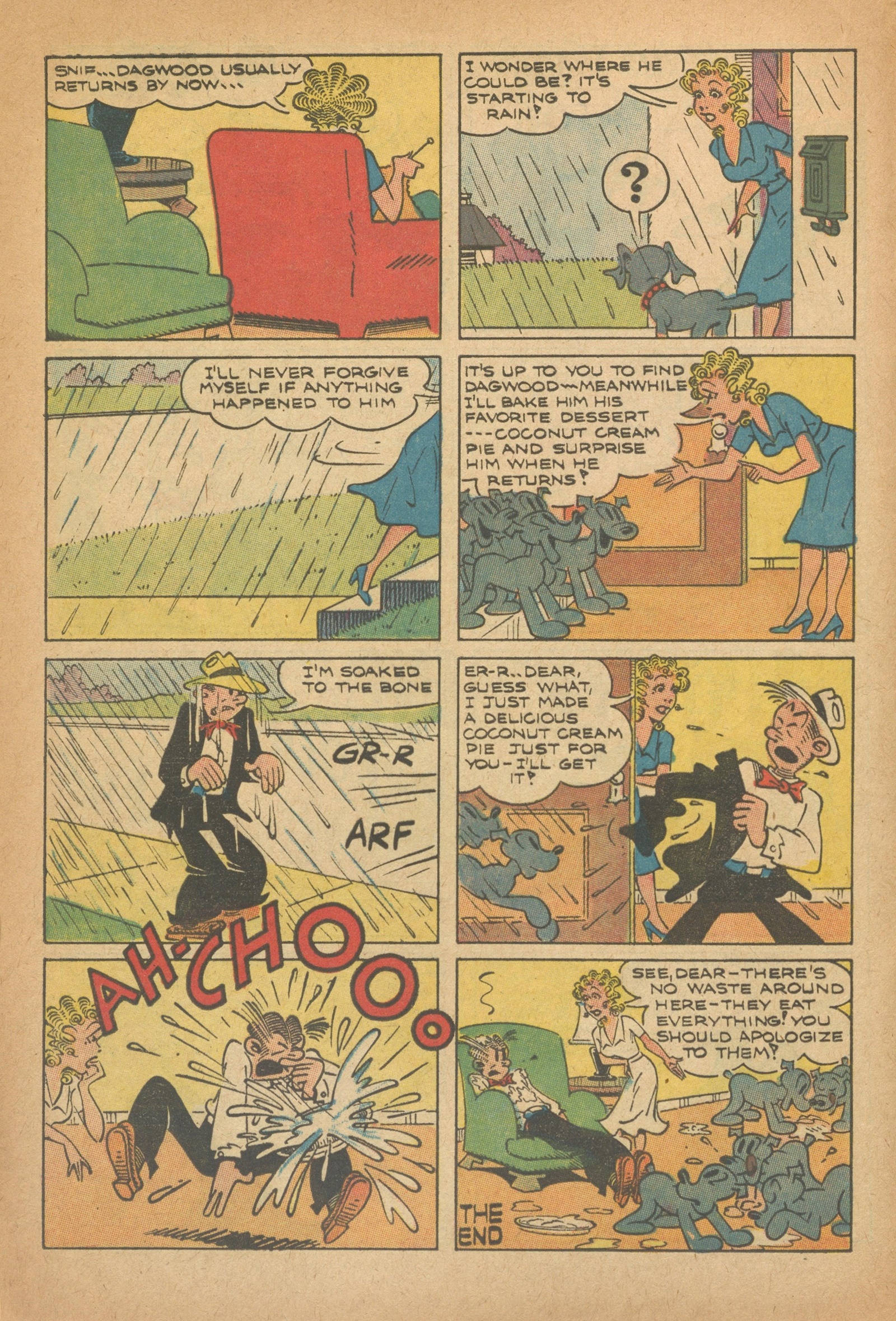 Read online Blondie Comics (1960) comic -  Issue #142 - 16