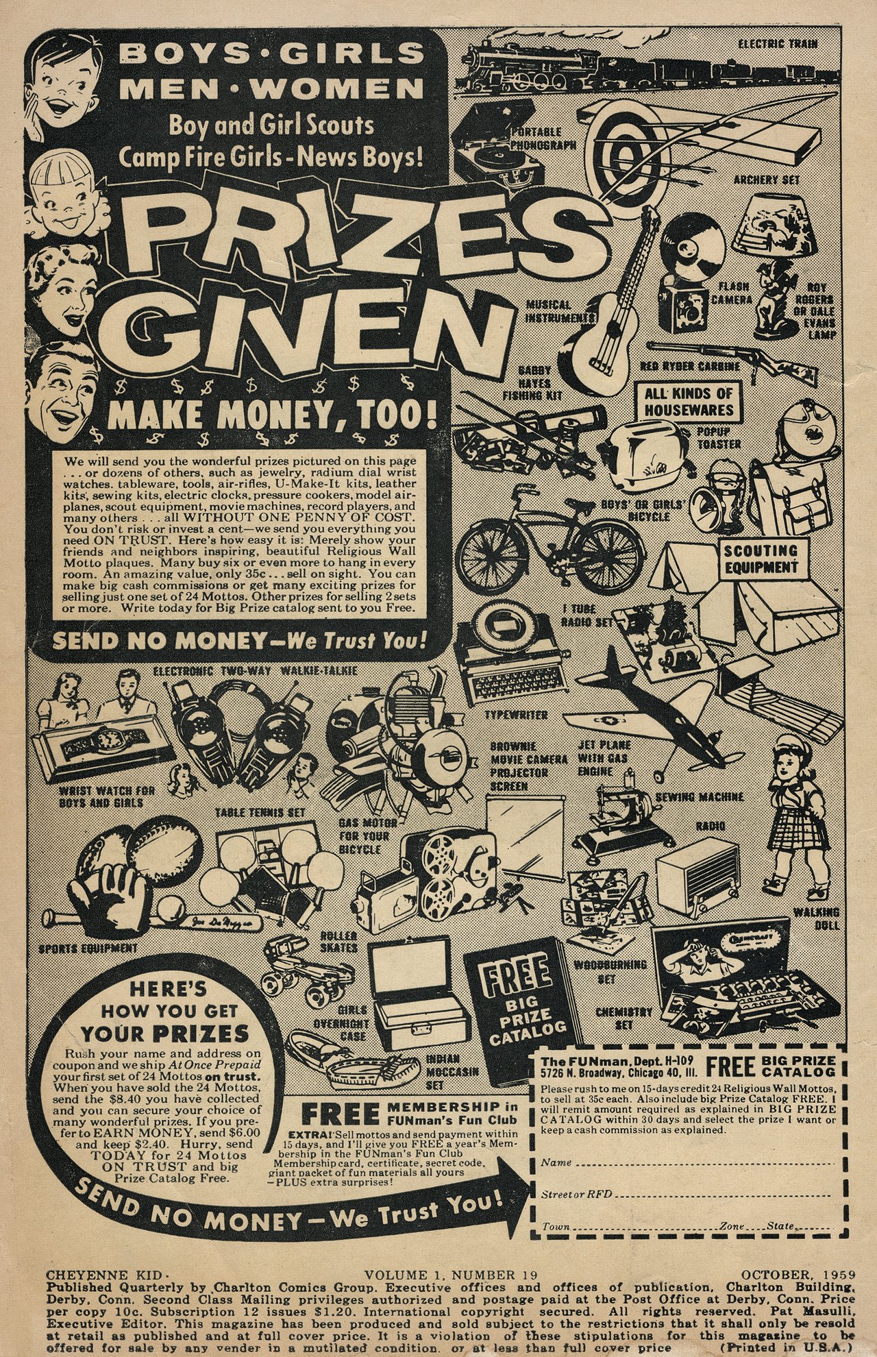 Read online Cheyenne Kid comic -  Issue #19 - 2