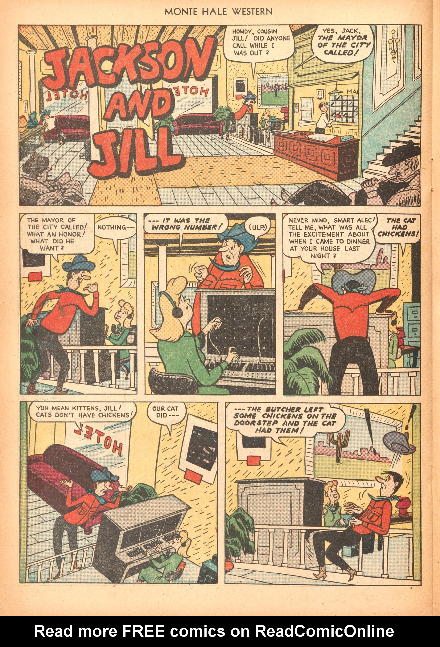 Read online Monte Hale Western comic -  Issue #64 - 22
